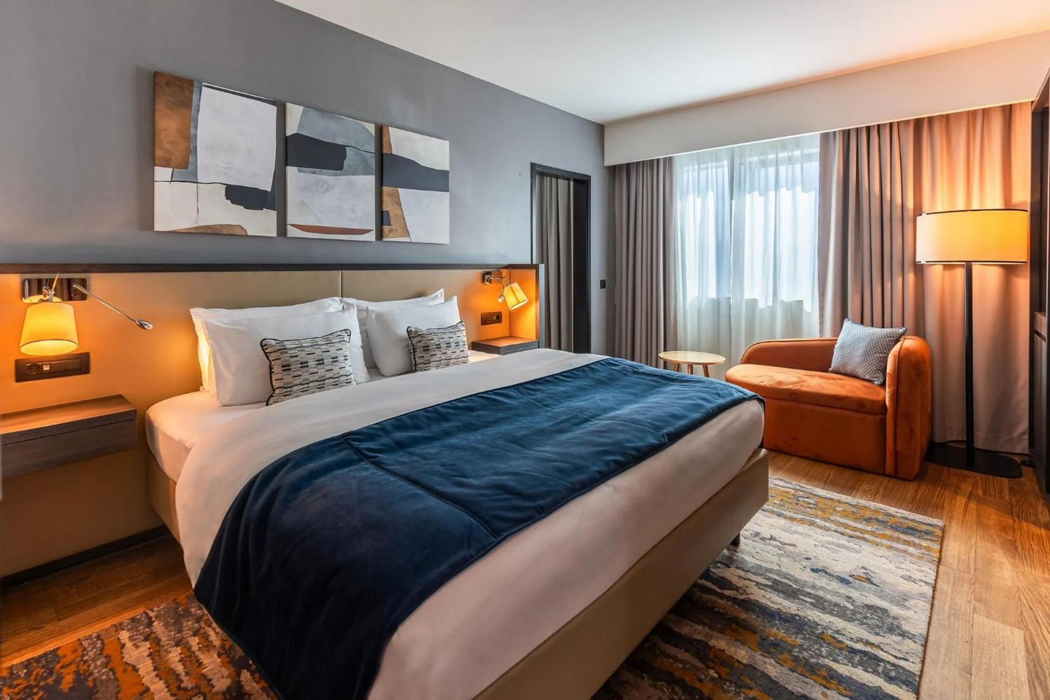 Photo of the whole room, Bed in Crowne Plaza Belgrade by IHG