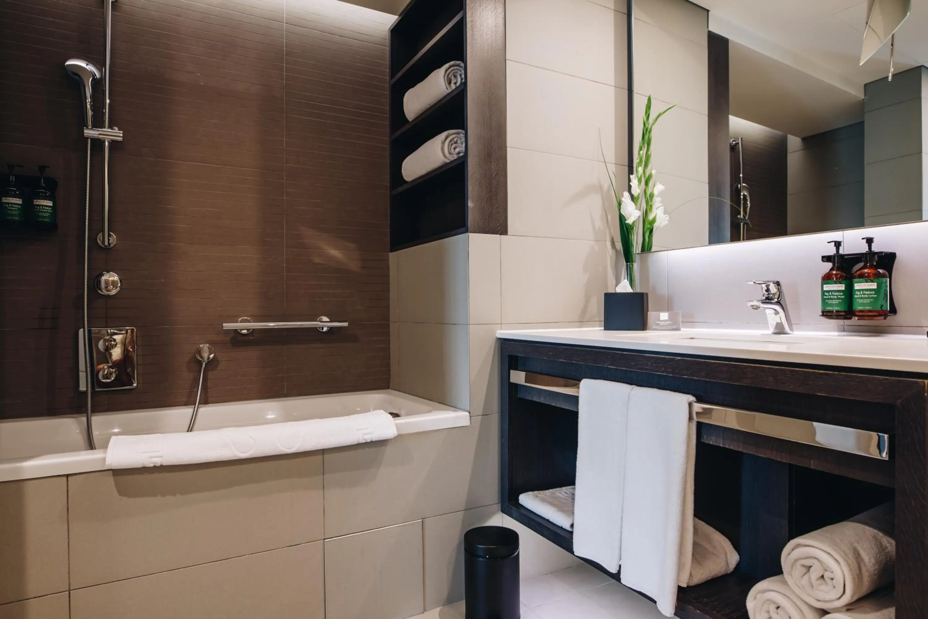 Bathroom in Crowne Plaza Belgrade by IHG