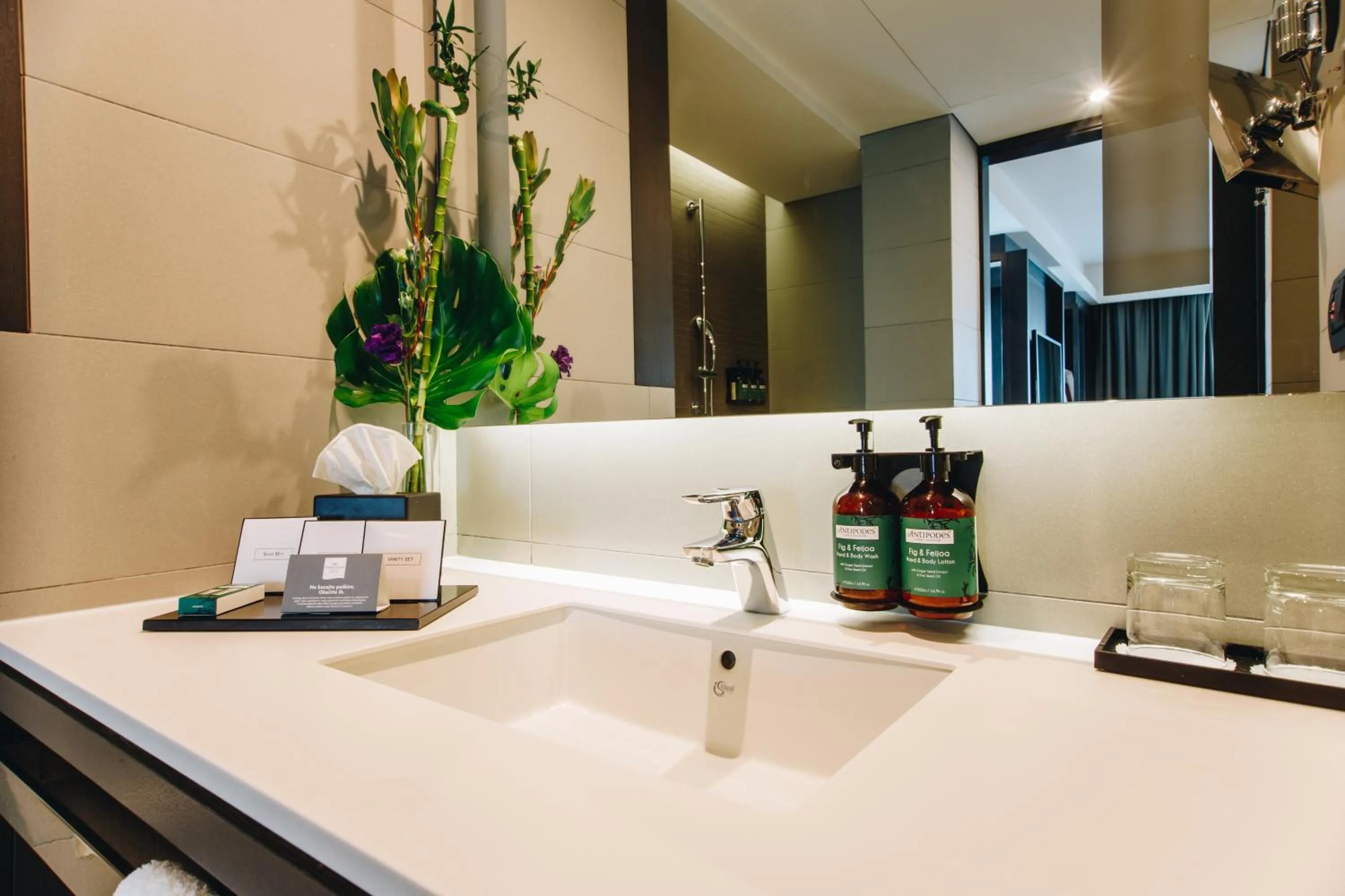 Bathroom in Crowne Plaza Belgrade by IHG