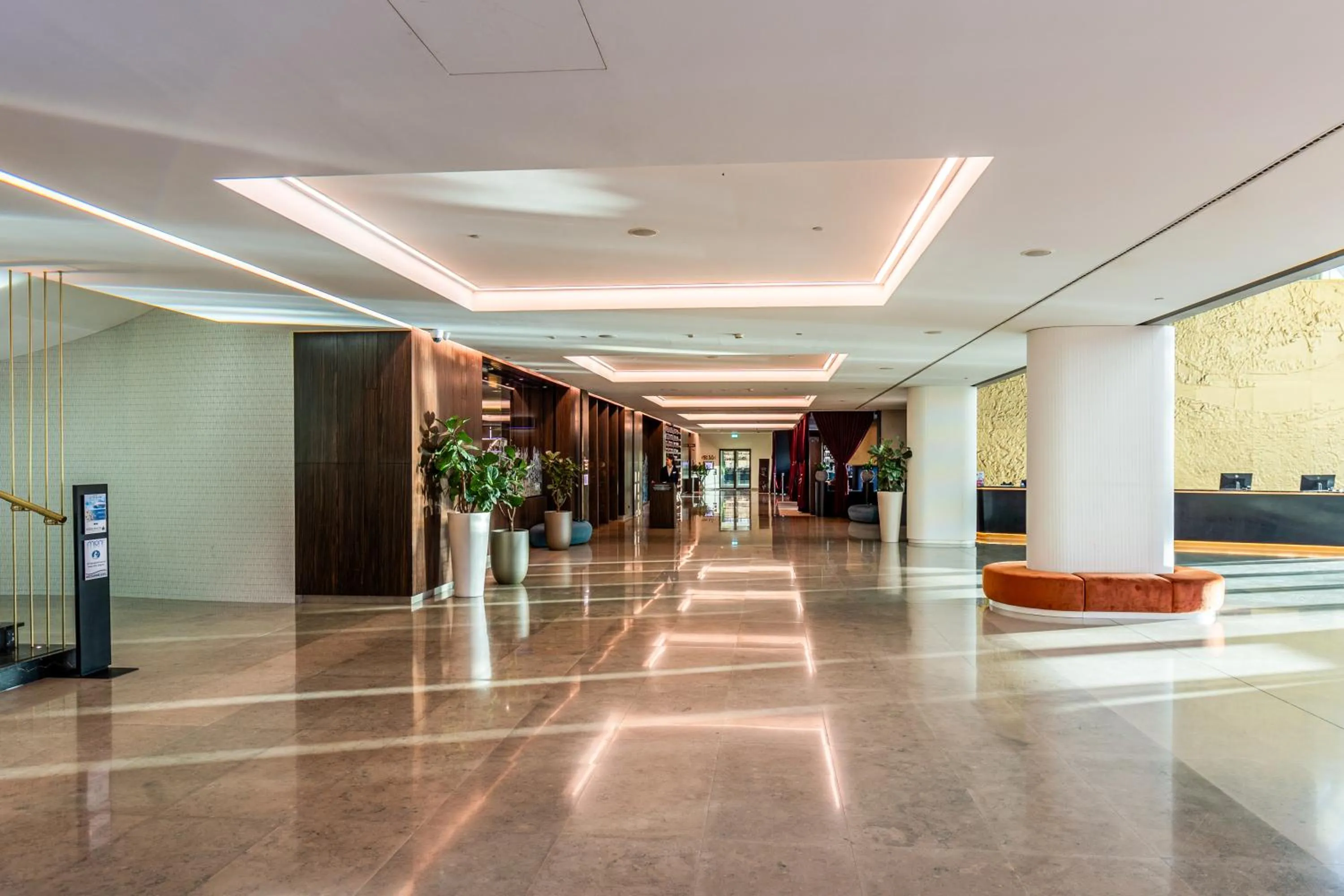 Lobby or reception in Crowne Plaza Belgrade by IHG