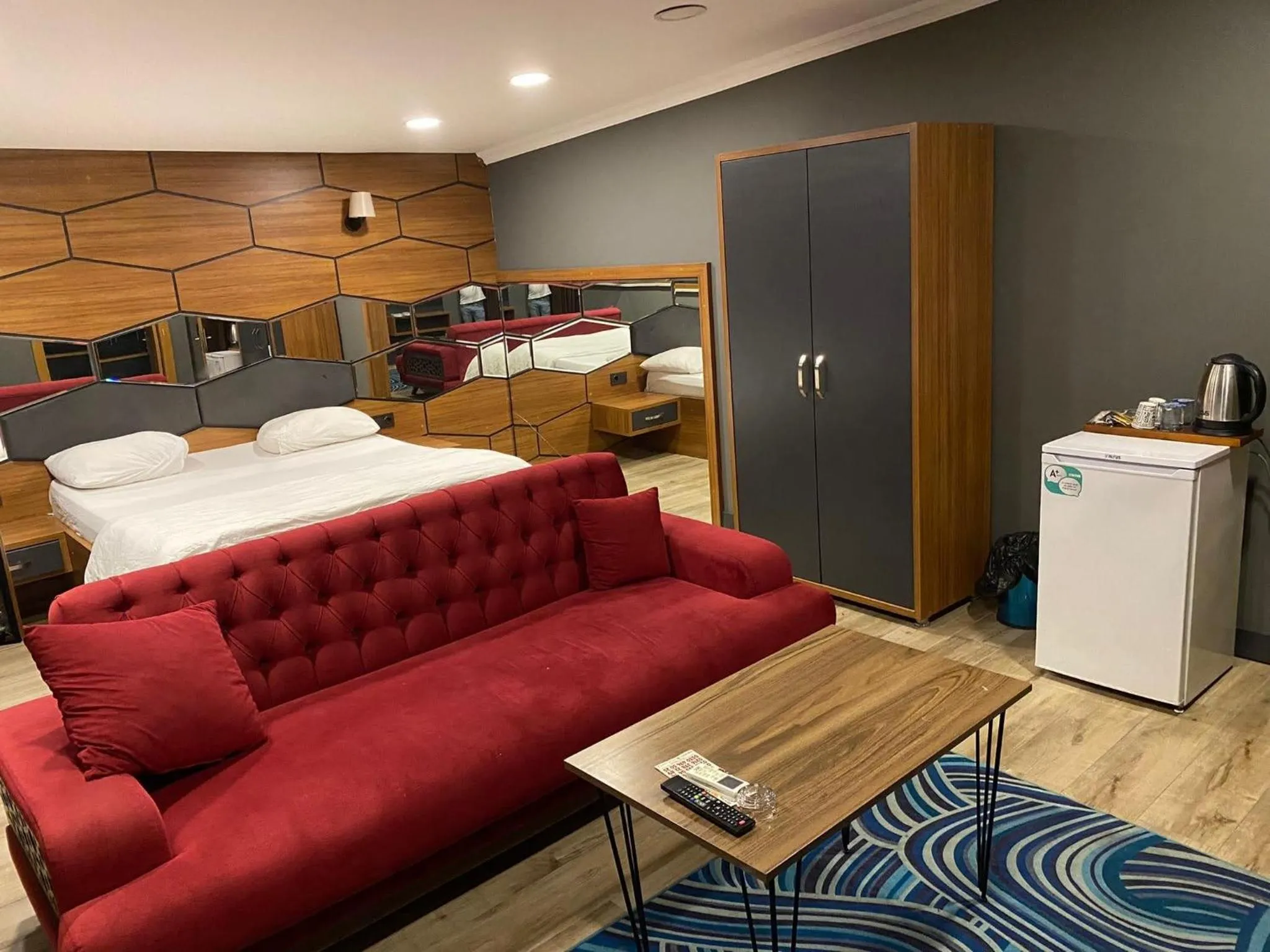 Bed in 216 Hill Suites