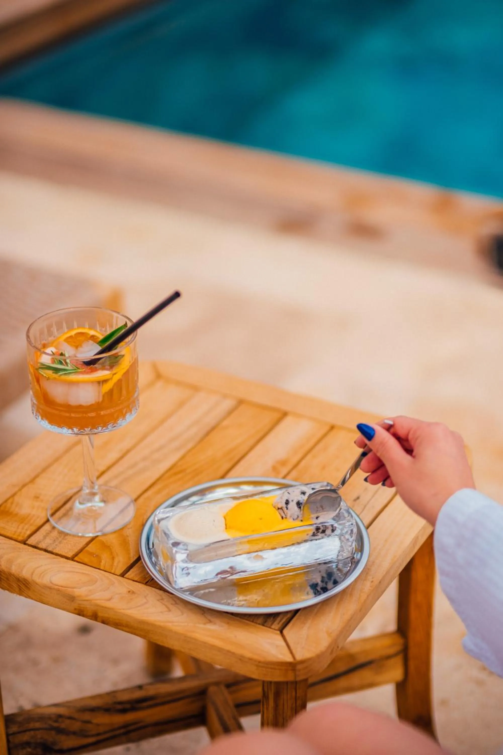 Swimming pool in The Remote Hotel