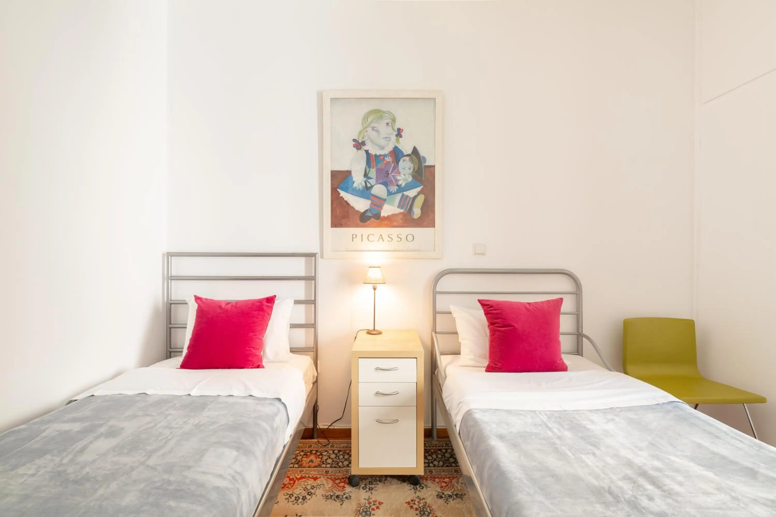 Bed in Vibrant in Pangrati by Athenian Homes