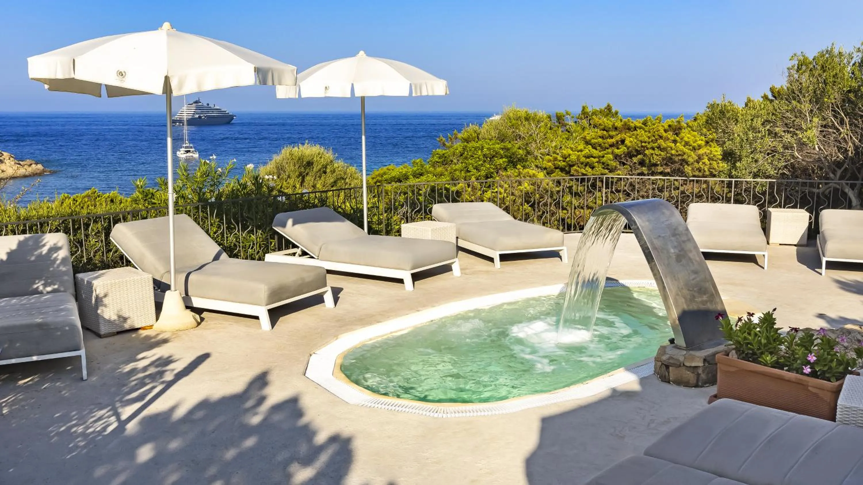 Natural landscape in Grand Hotel In Porto Cervo