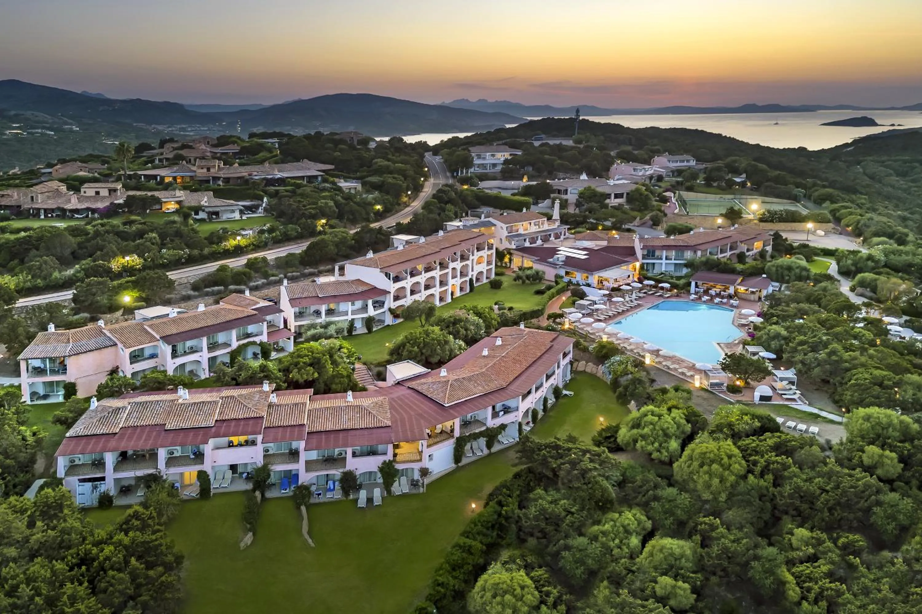 Natural landscape in Grand Hotel In Porto Cervo