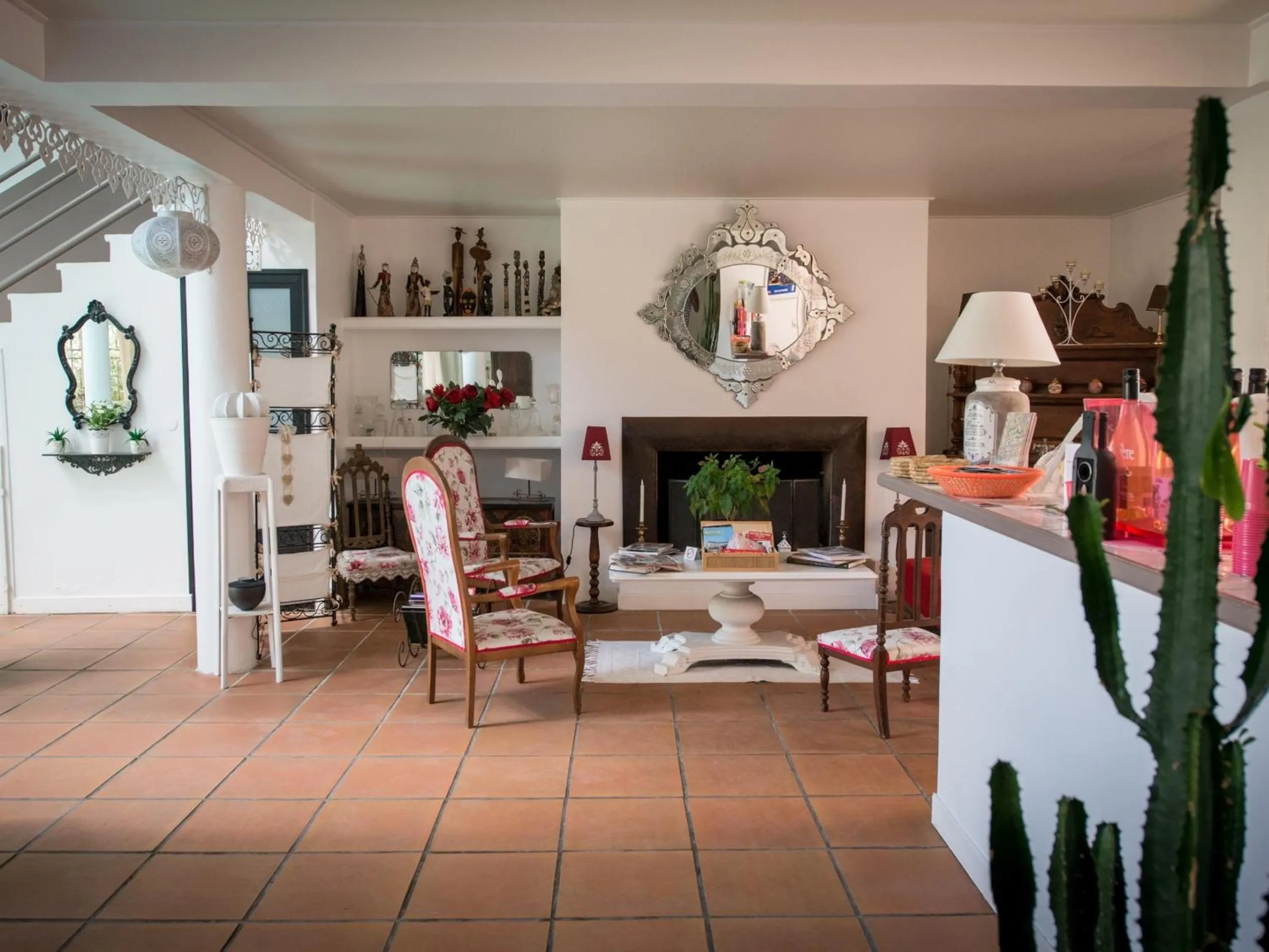 Living room in Chambre d'Hôtes Villa Ambrosia et Spa
