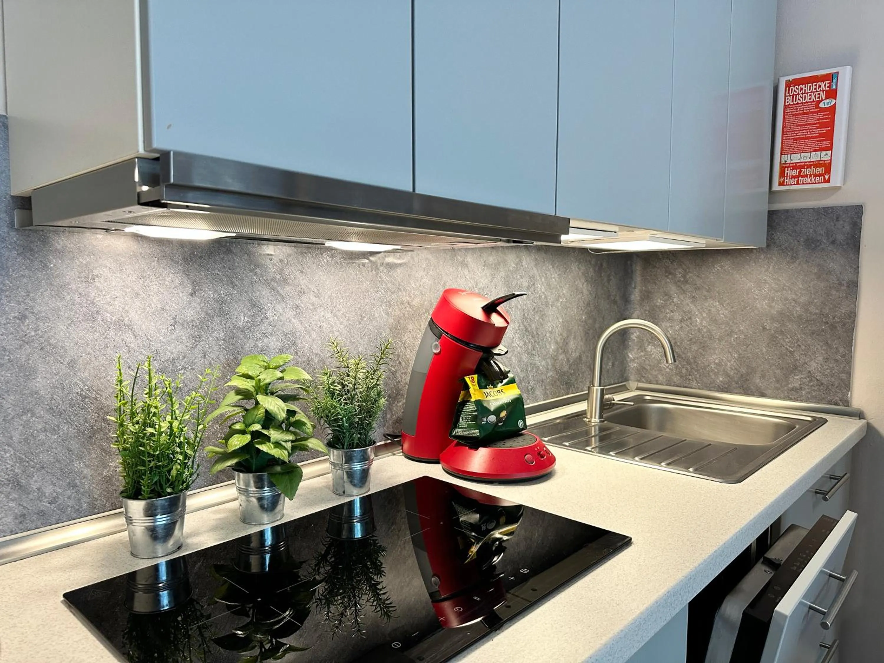 Coffee/tea facilities in fairAPART Studio-Apartment nähe klein Venedig