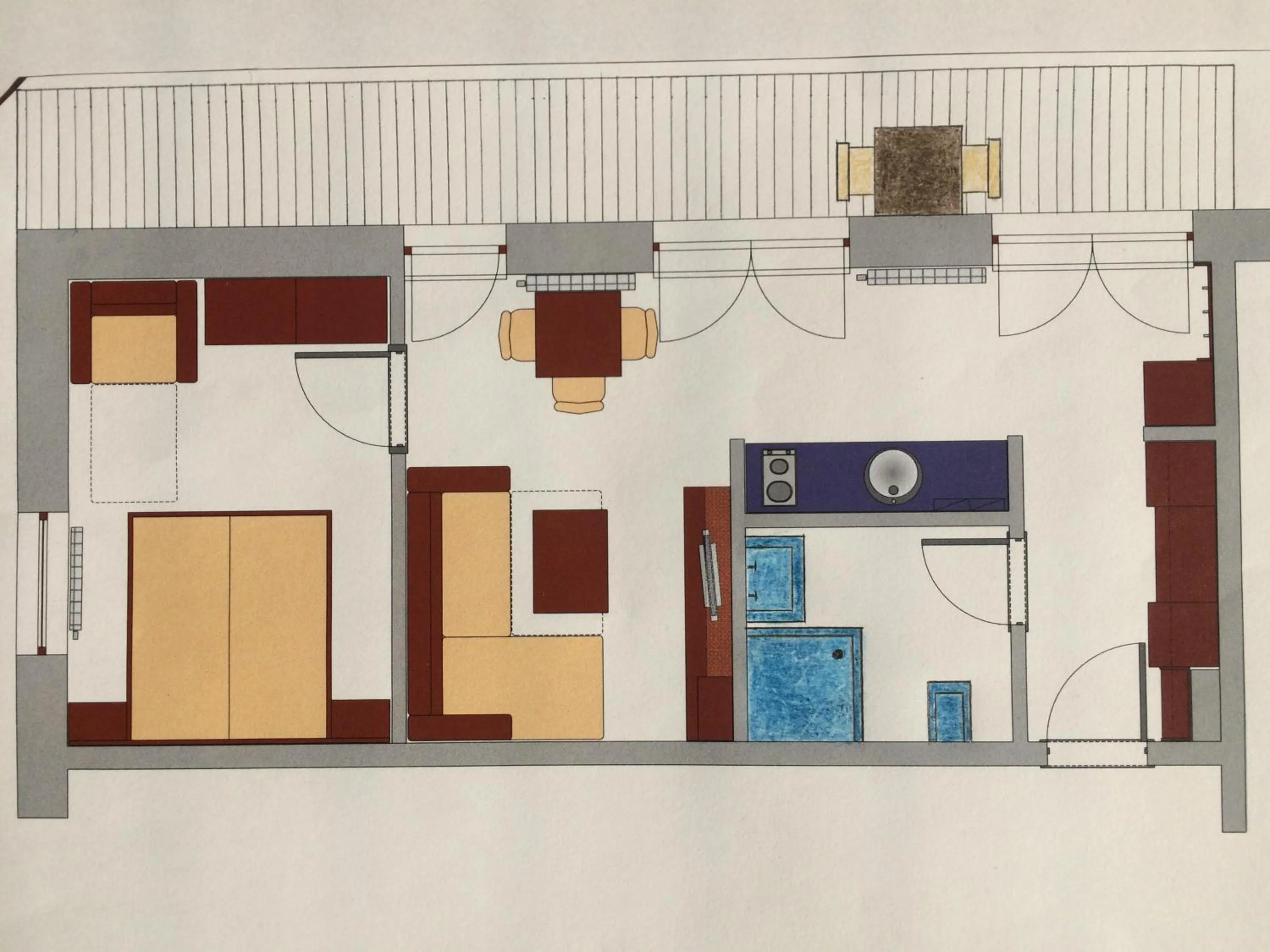 Decorative detail in Apartman Panorama 805