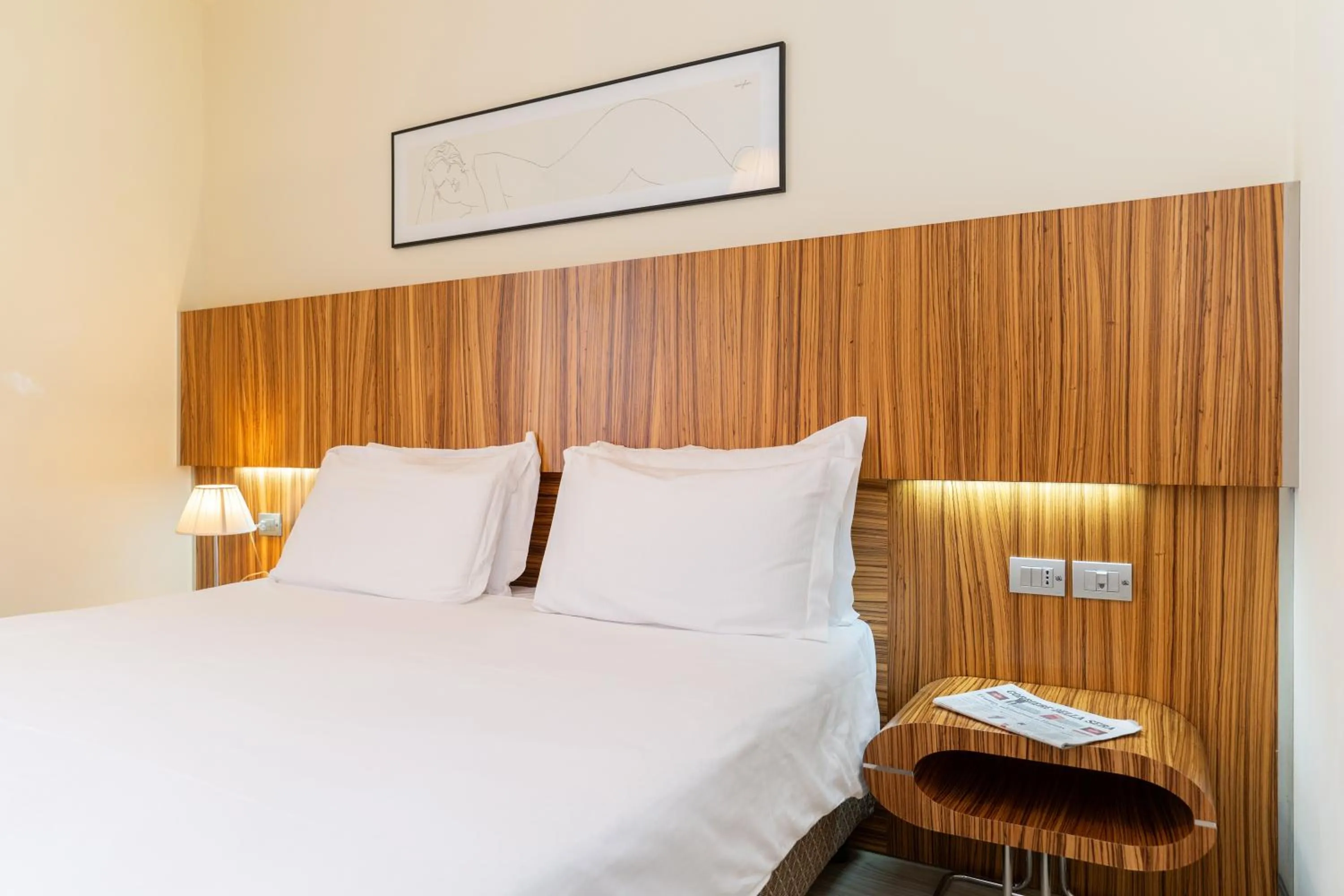 Bed in Bibione Palace Hotel