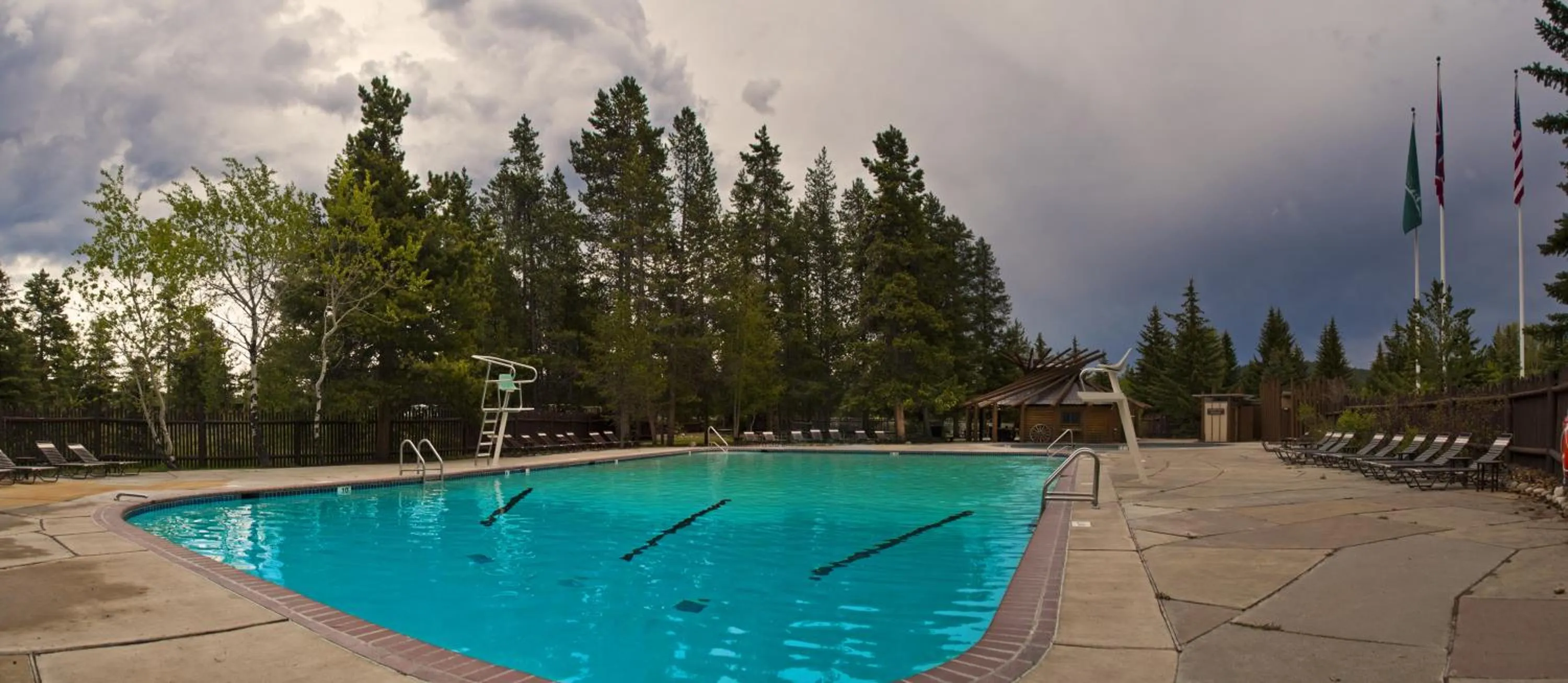 Swimming pool in Jackson Lake Lodge