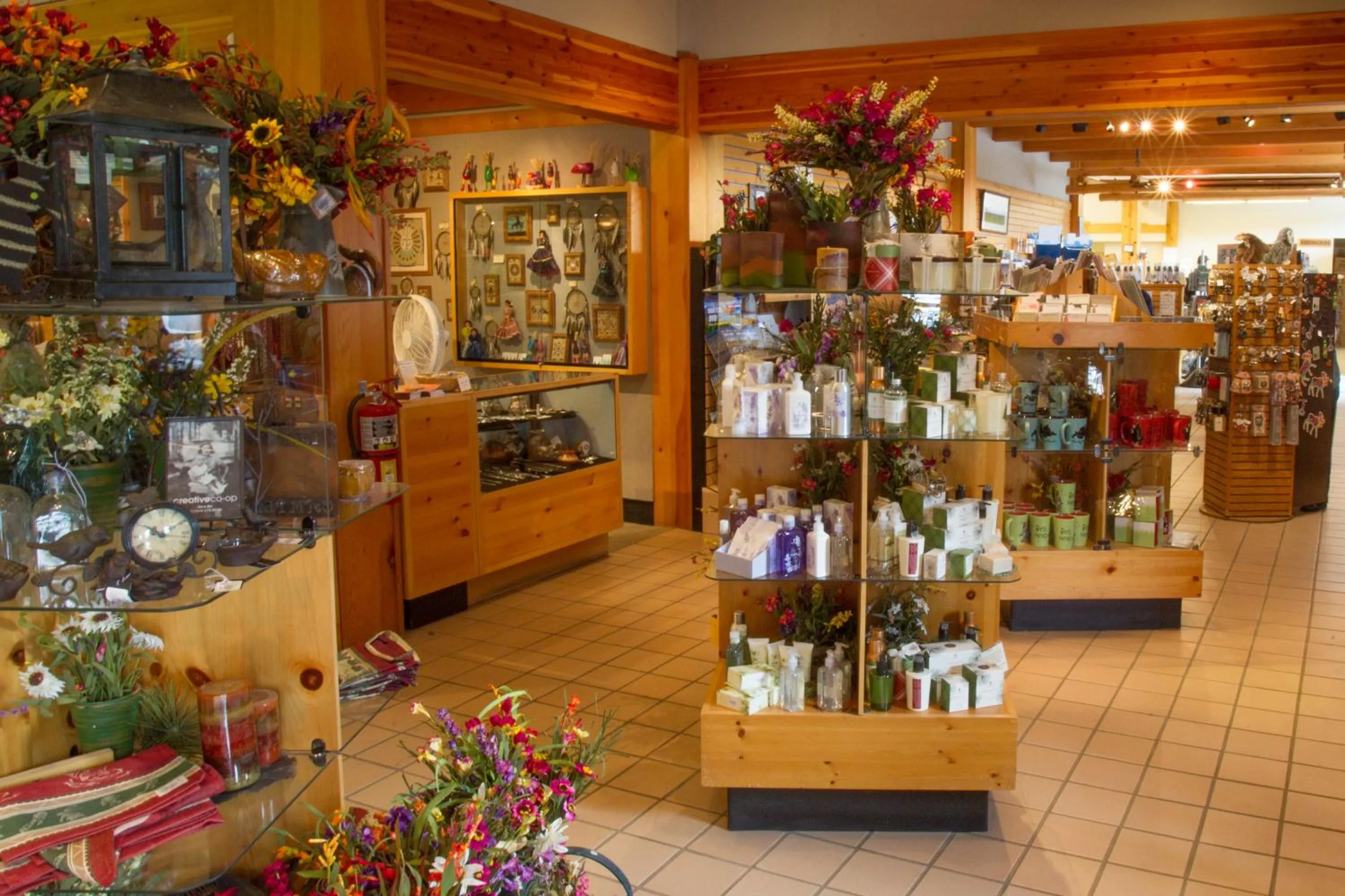 On-site shops in Colter Bay Village