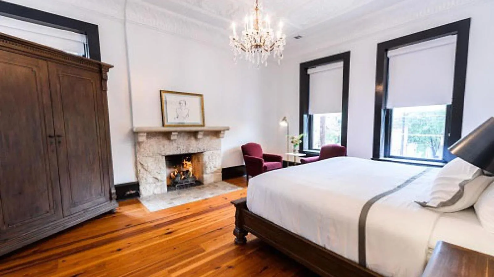 Seating area, Bed in Hotel Giles