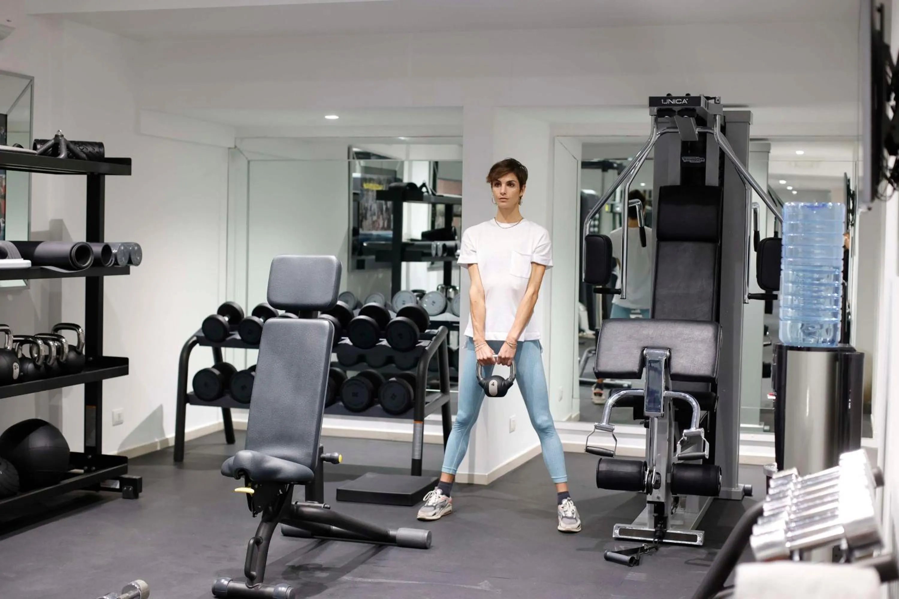 Fitness centre/facilities in Radisson Blu GHR Rome