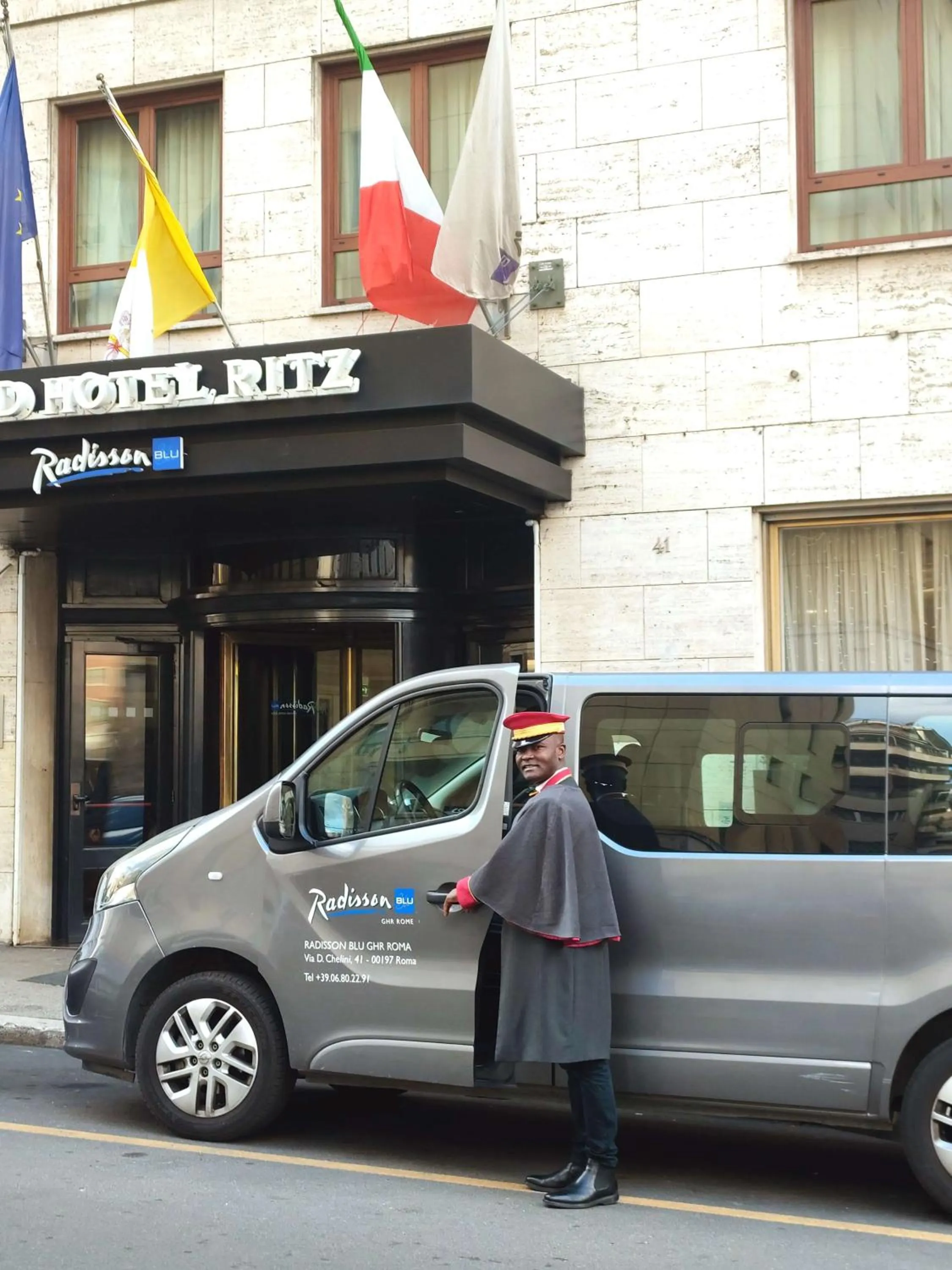 Property building in Radisson Blu GHR Rome