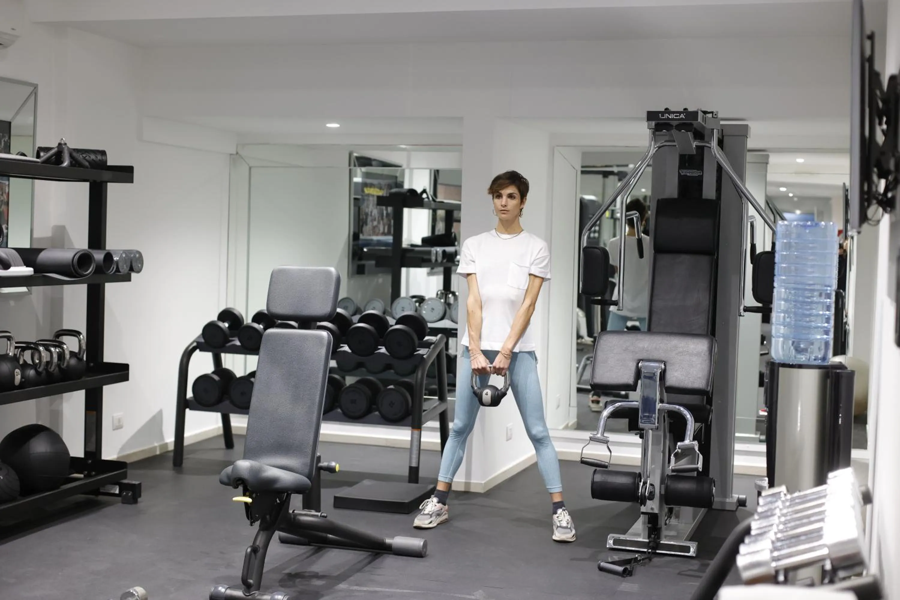 Fitness centre/facilities in Radisson Blu GHR Rome