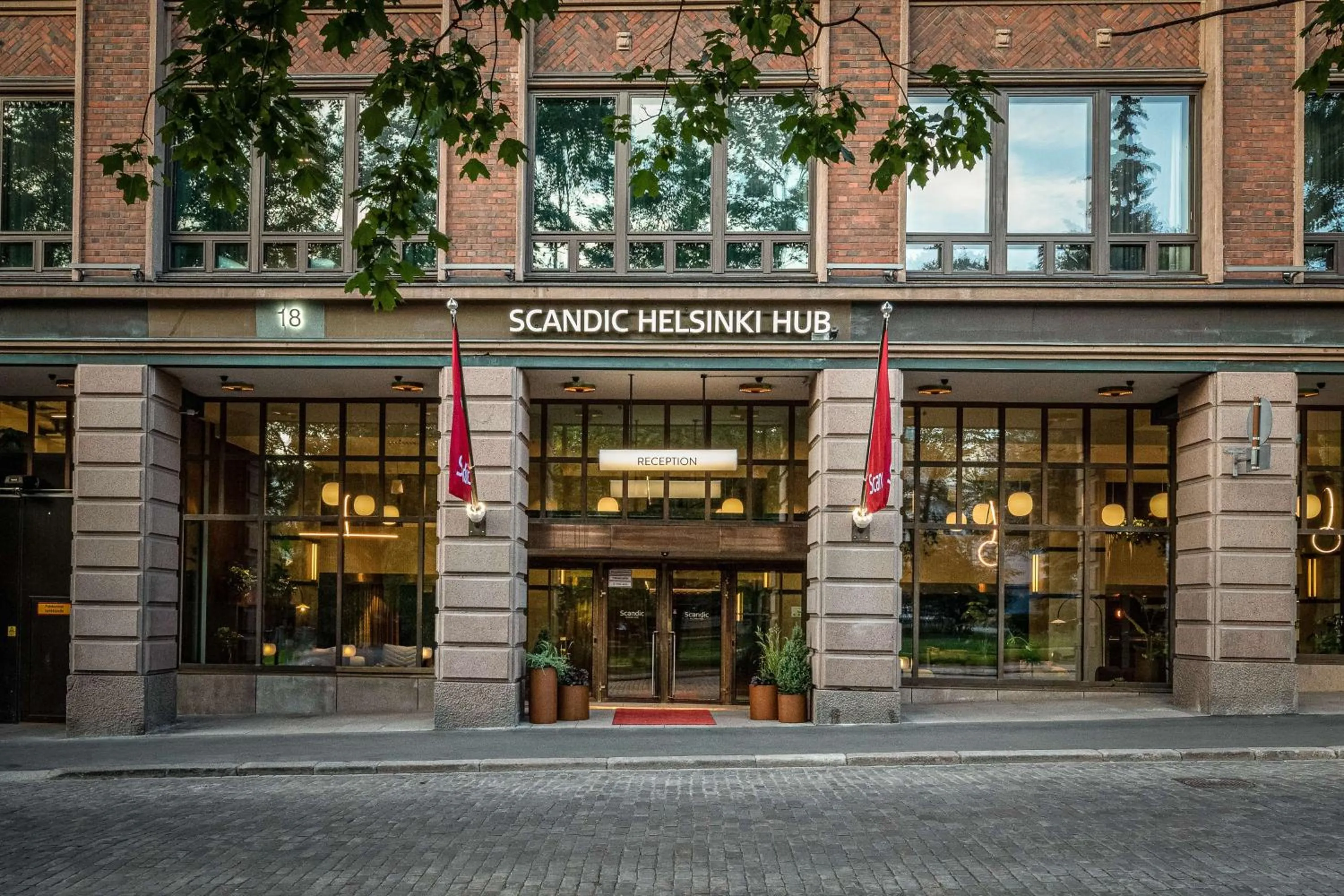 Property building in Scandic Helsinki Hub