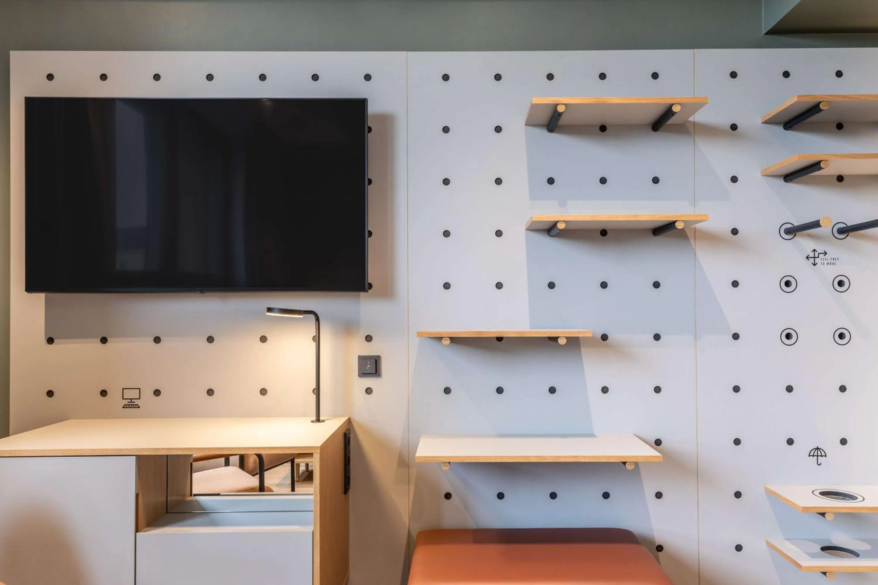 Bedroom in Scandic Helsinki Hub