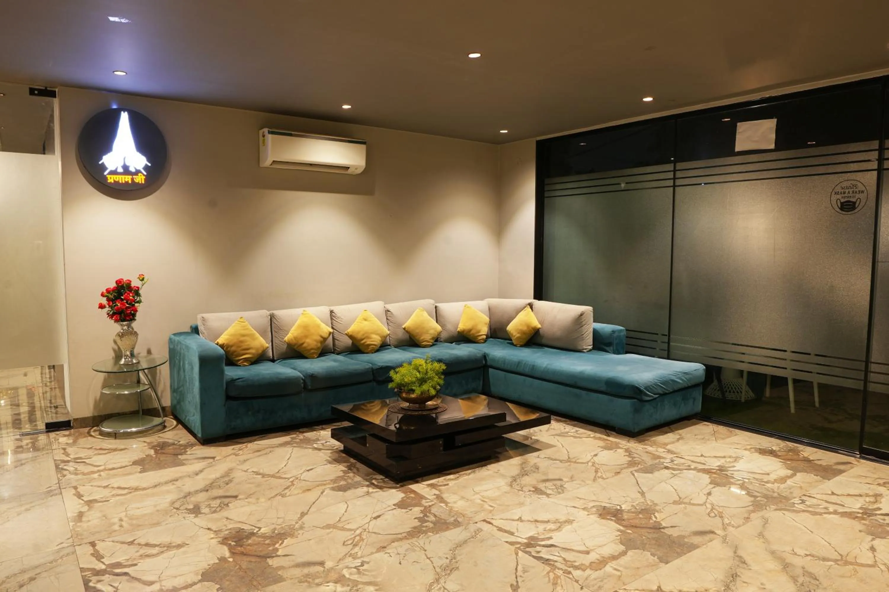 Seating area in METRO STUDIOS