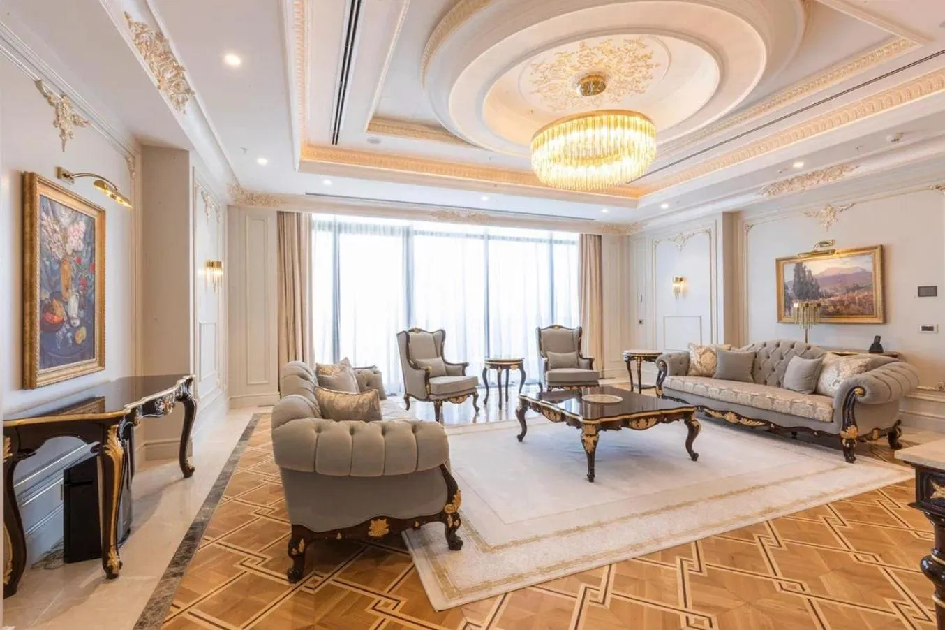 Living room in Savitsky Plaza
