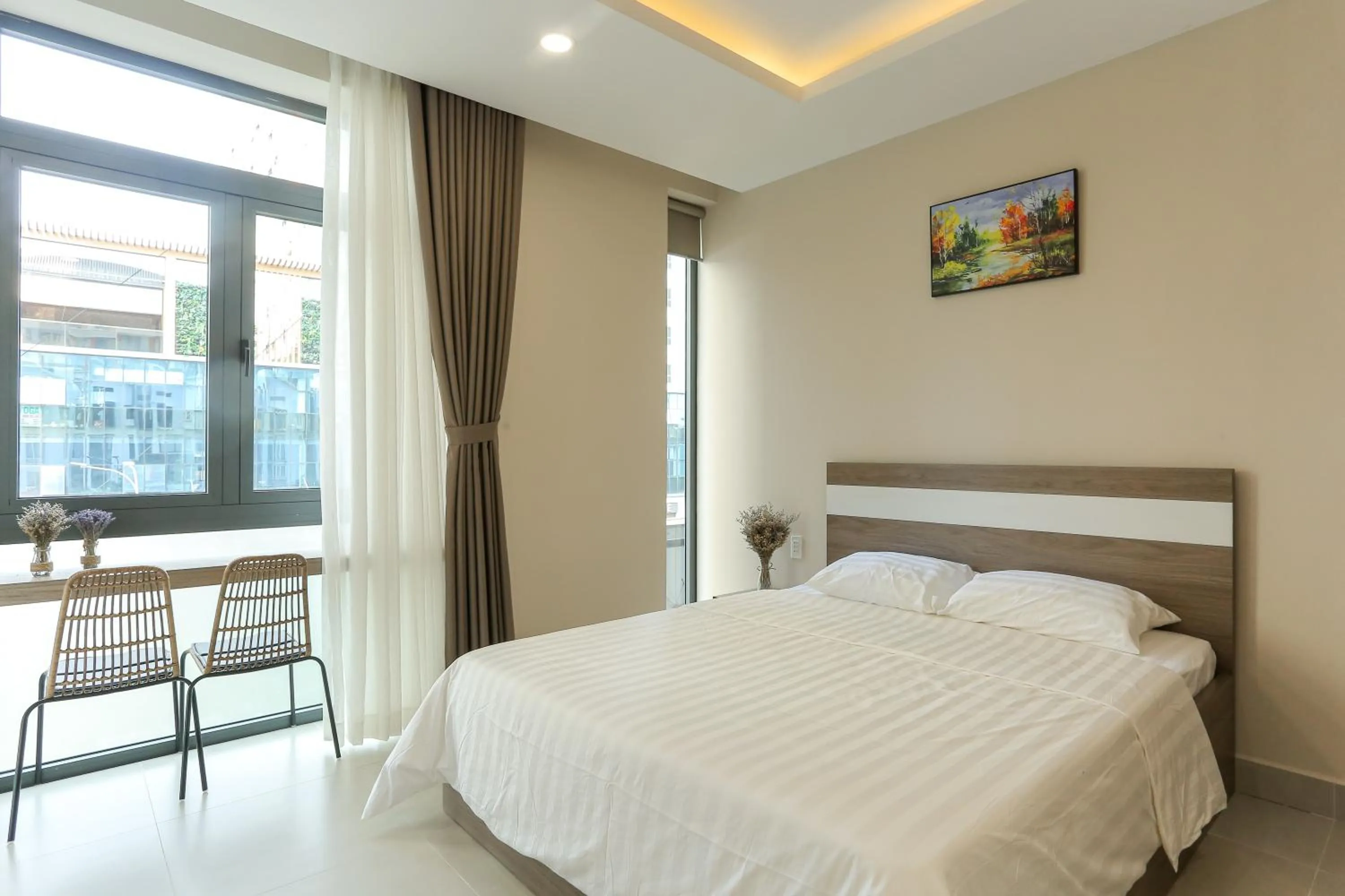 Bed in ĐồiSao Homestay