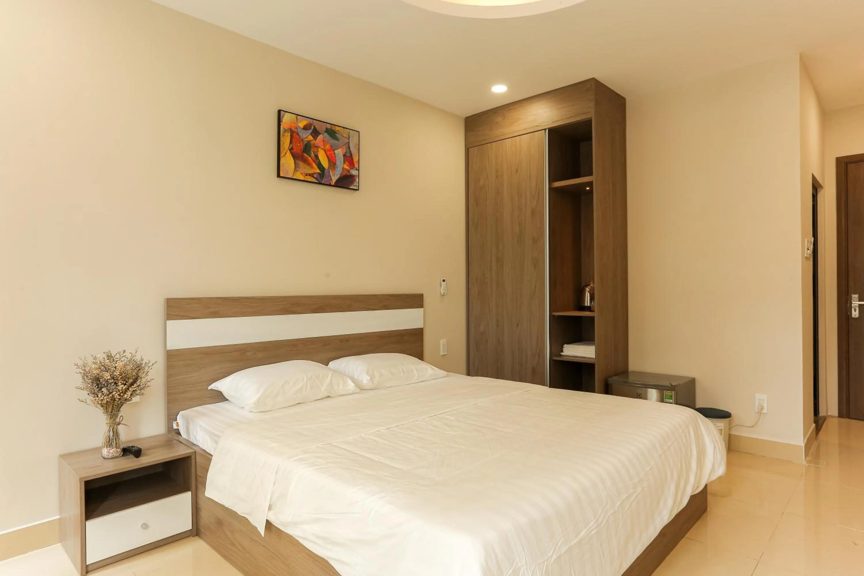 Bed in ĐồiSao Homestay