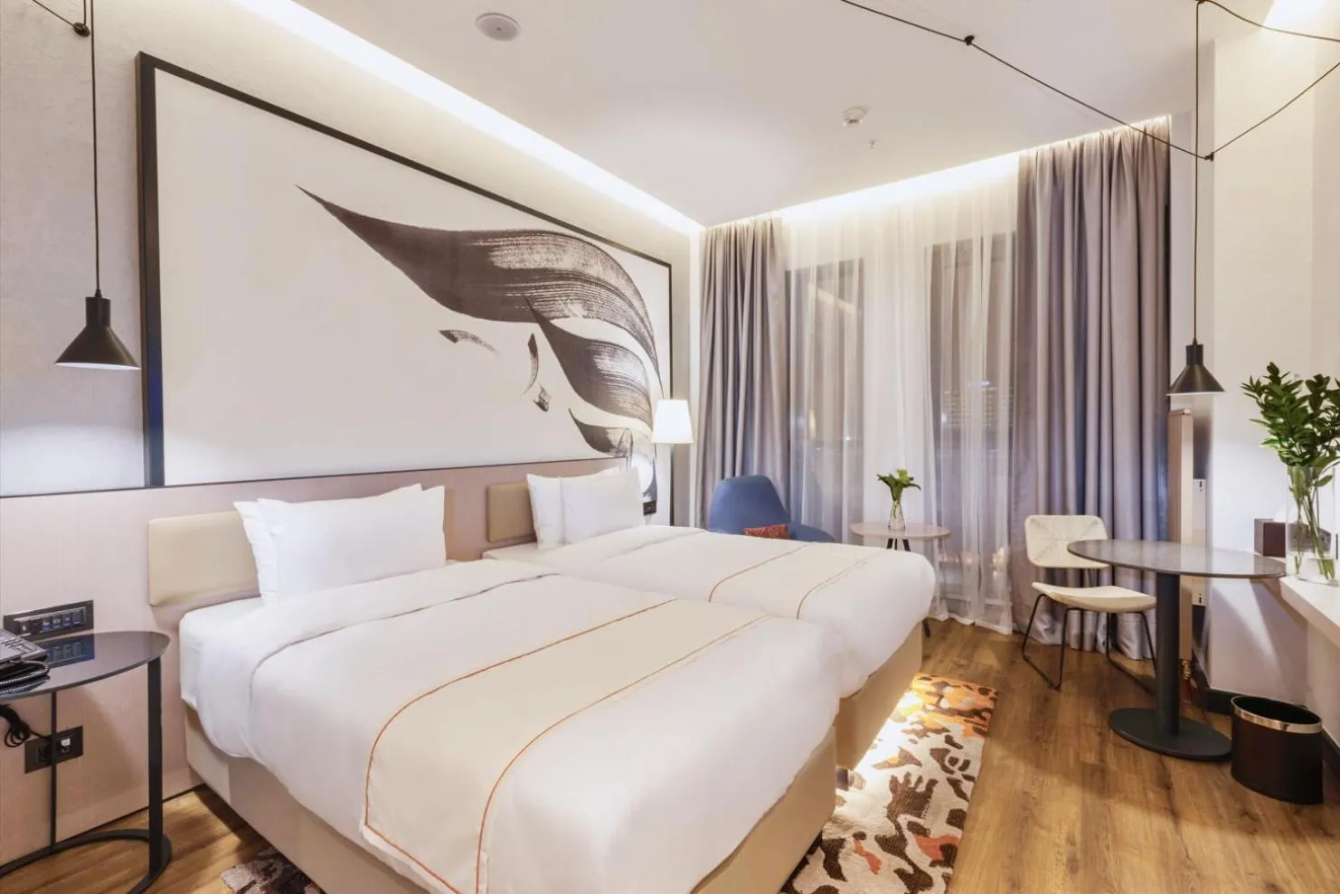 Bedroom, Bed in Hilton Garden Inn Samarkand Afrosiyob