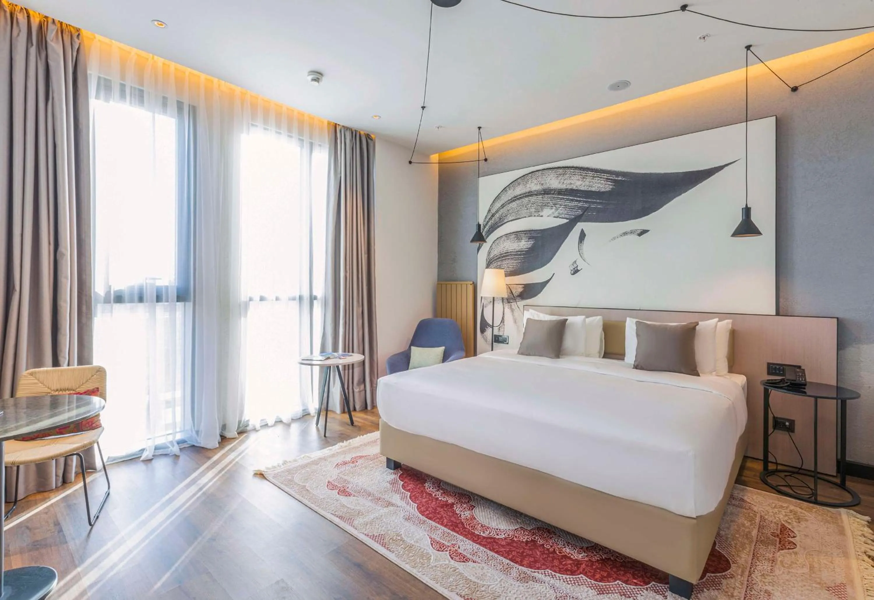 Bed in Hilton Garden Inn Samarkand Afrosiyob