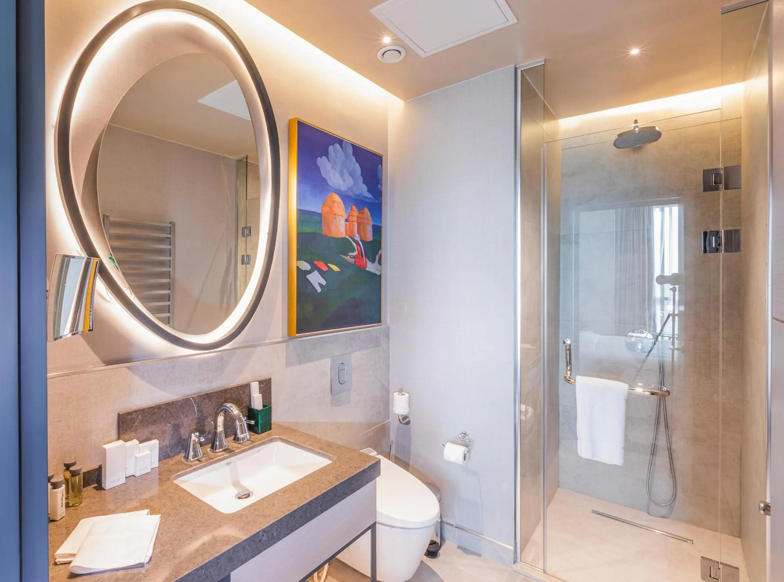 Bathroom in Hilton Garden Inn Samarkand Afrosiyob