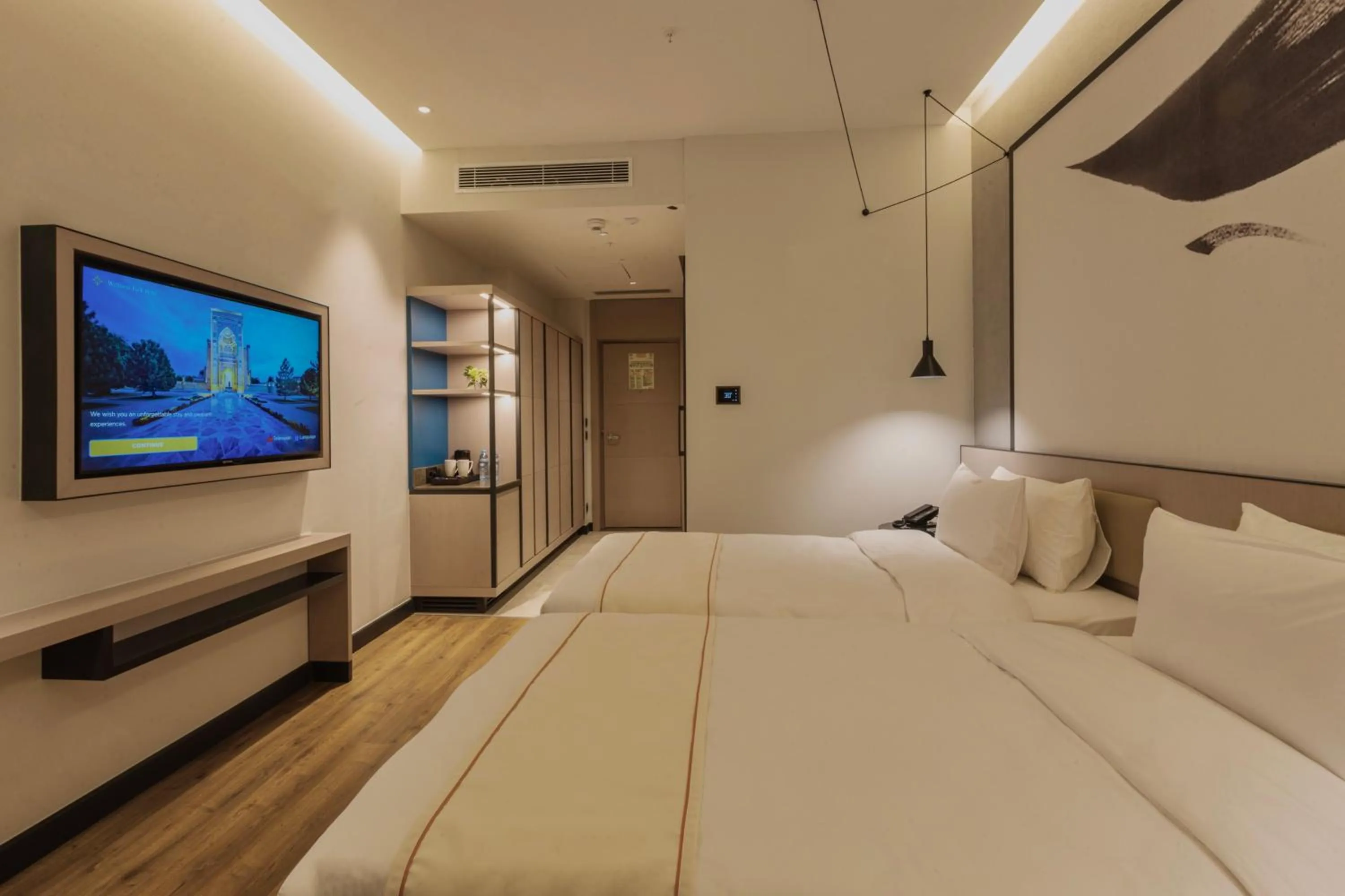 Bedroom, Bed in Hilton Garden Inn Samarkand Afrosiyob