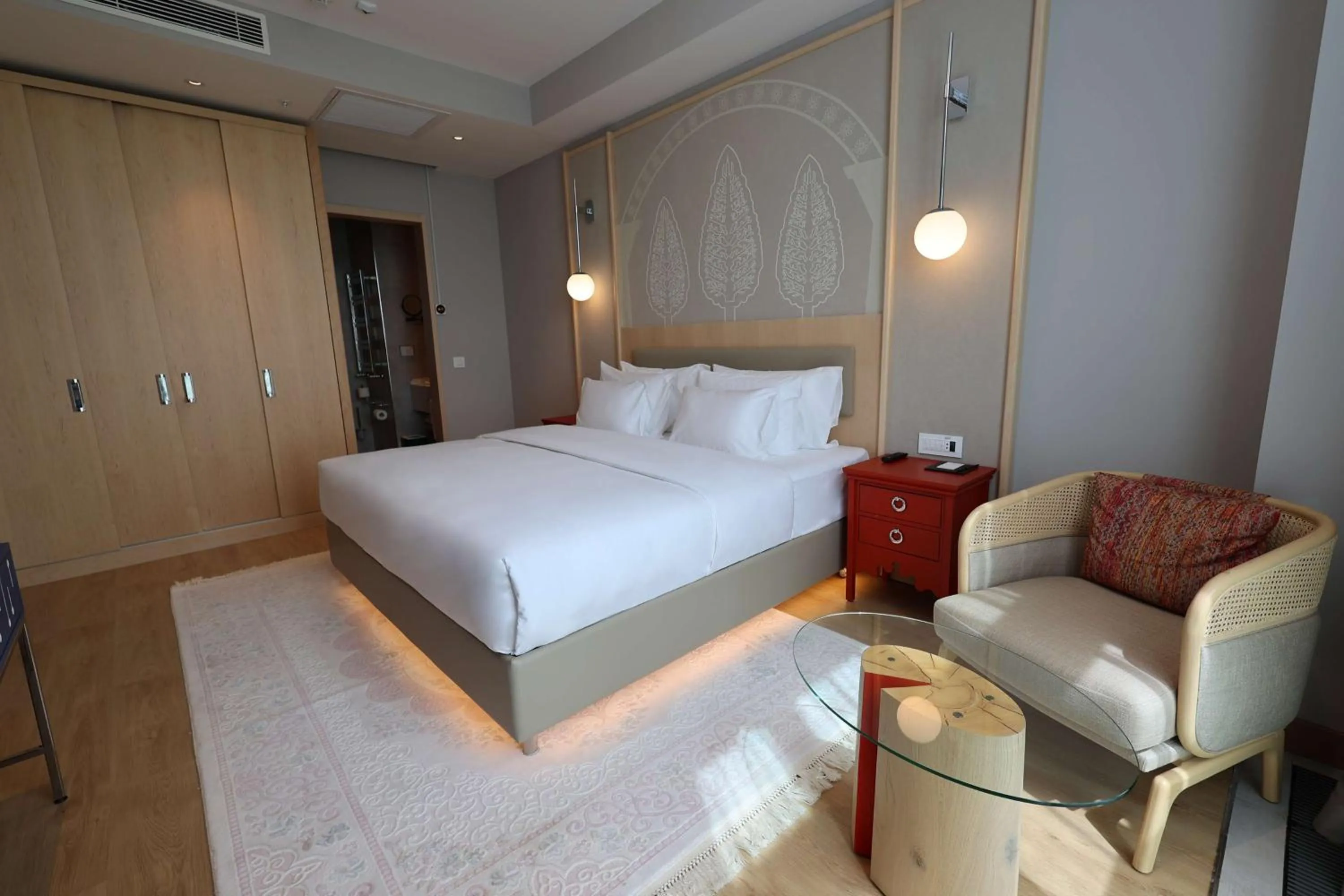 Bed in Hilton Garden Inn Samarkand Sogd