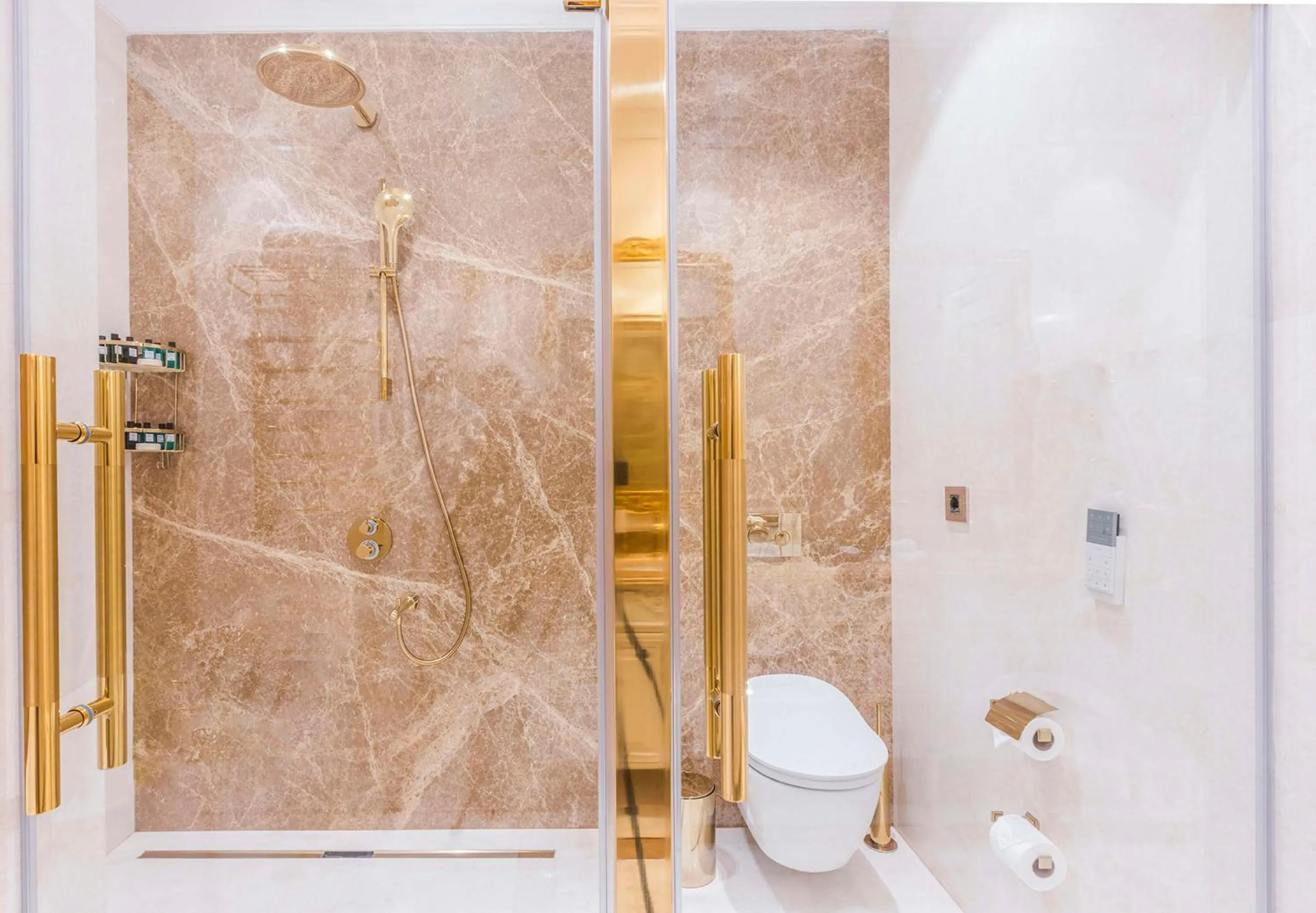 Shower in Hilton Garden Inn Samarkand Sogd