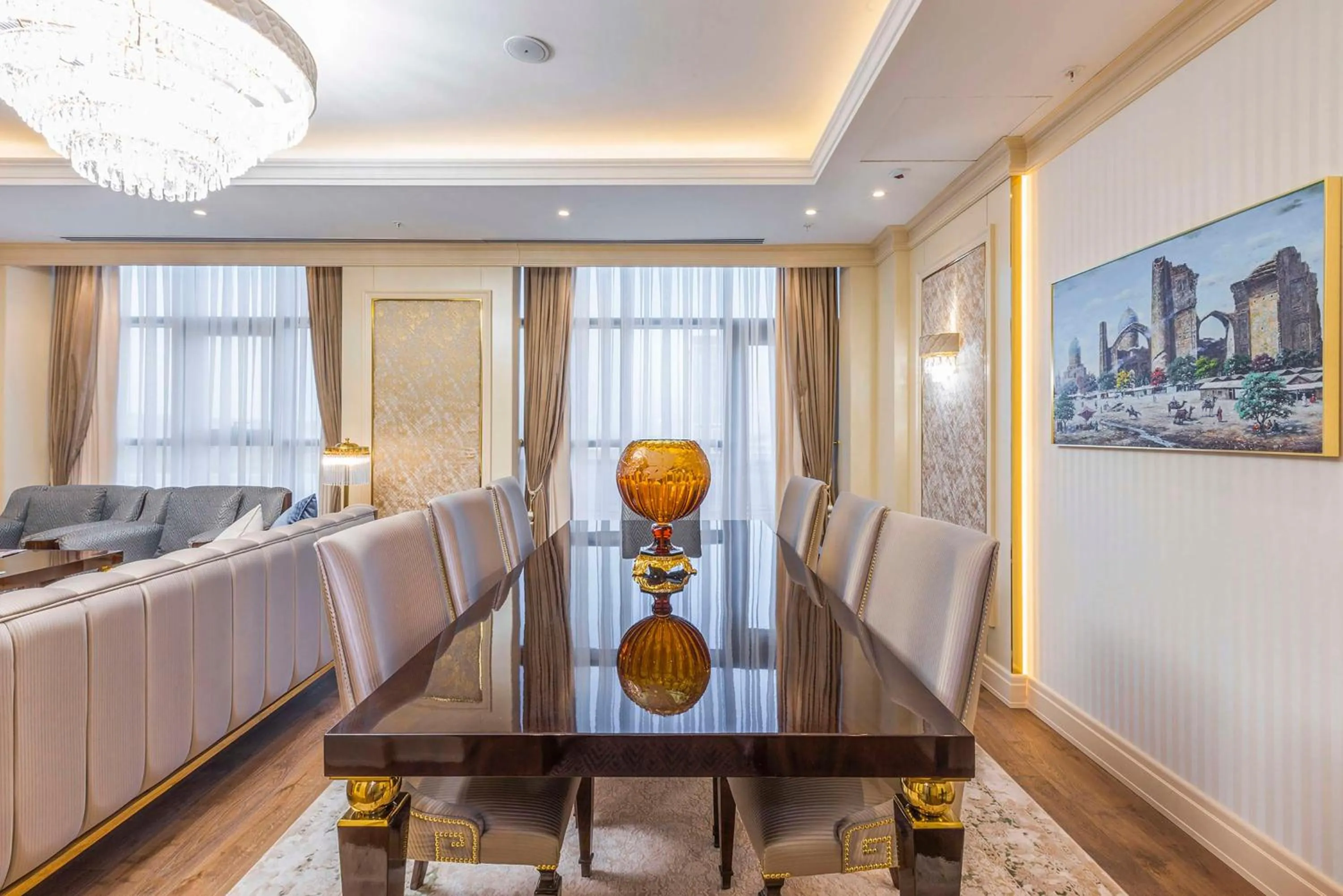 Living room in Hilton Garden Inn Samarkand Sogd