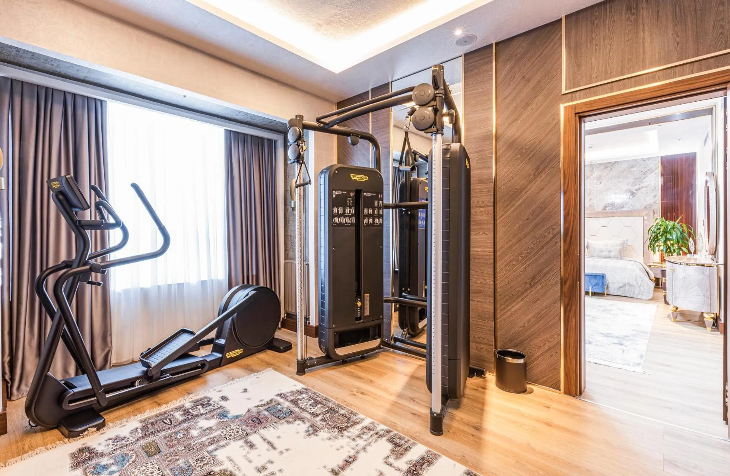 Fitness centre/facilities in Wellness Park Hotel Turon