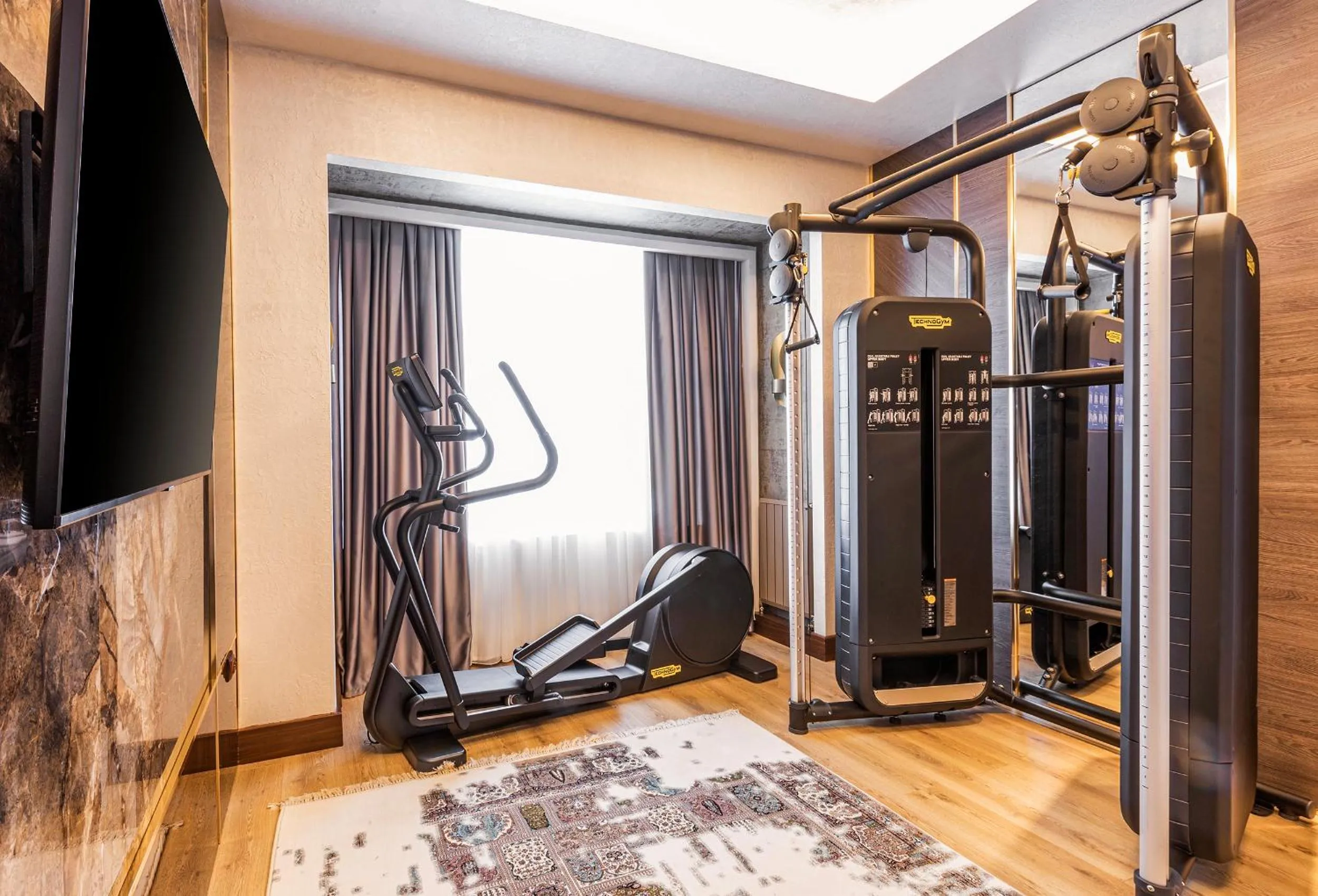 Fitness centre/facilities in Wellness Park Hotel Turon