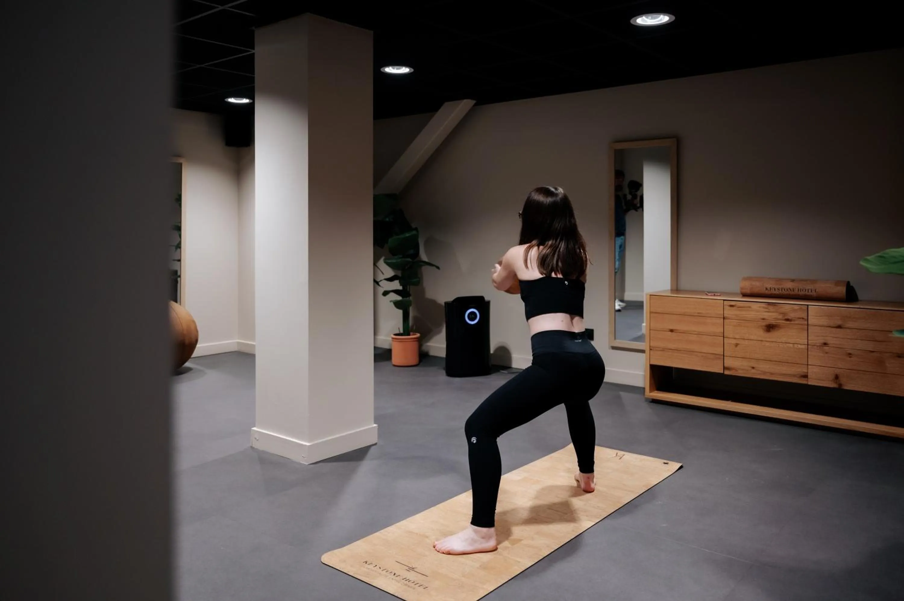 Fitness centre/facilities in Keystone Hôtel & Spa