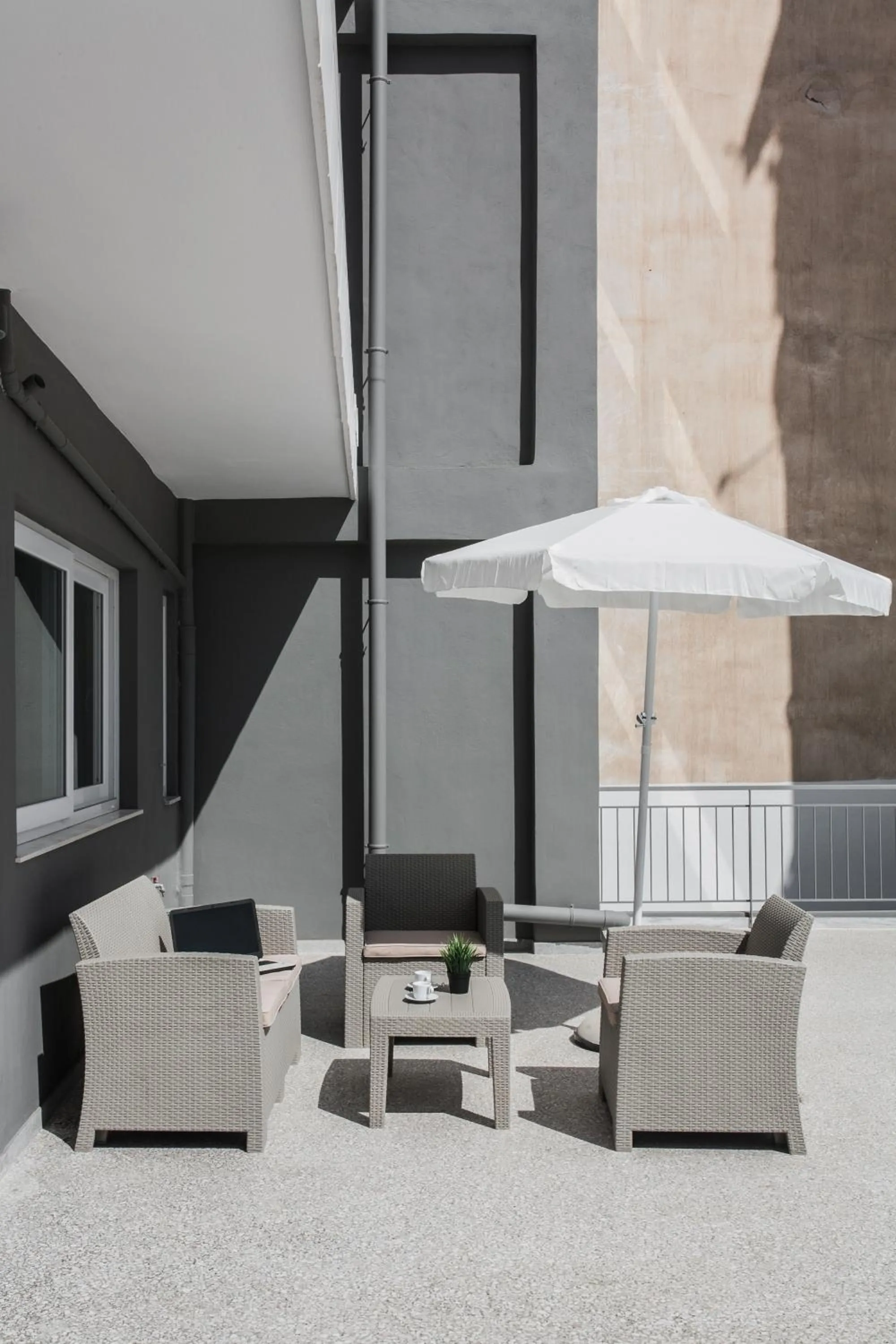 Balcony/Terrace in WYZ Attiki Aparthotel