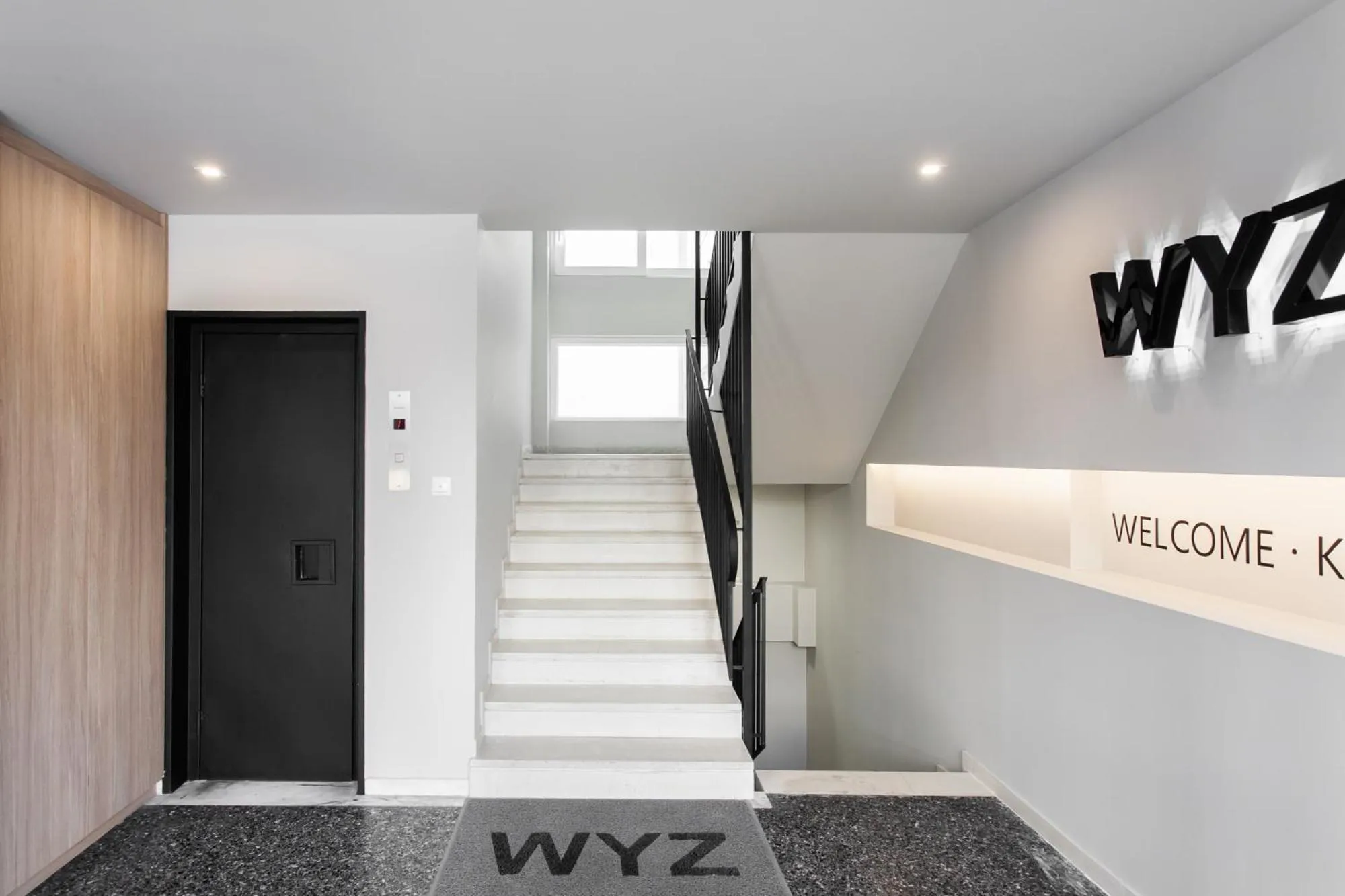 Facade/entrance in WYZ Attiki Aparthotel