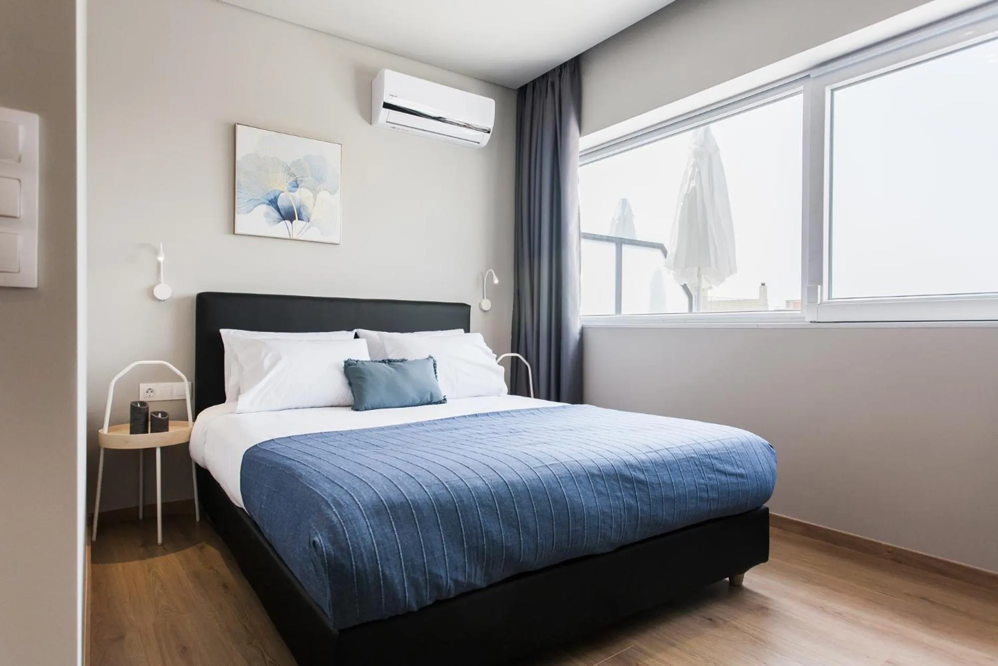 Bed in WYZ Attiki Aparthotel