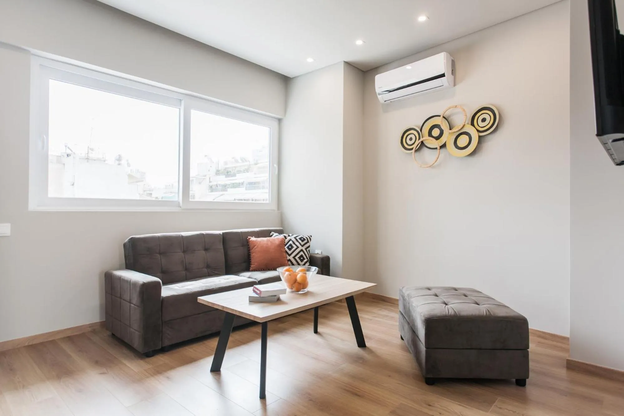 Living room in WYZ Attiki Aparthotel