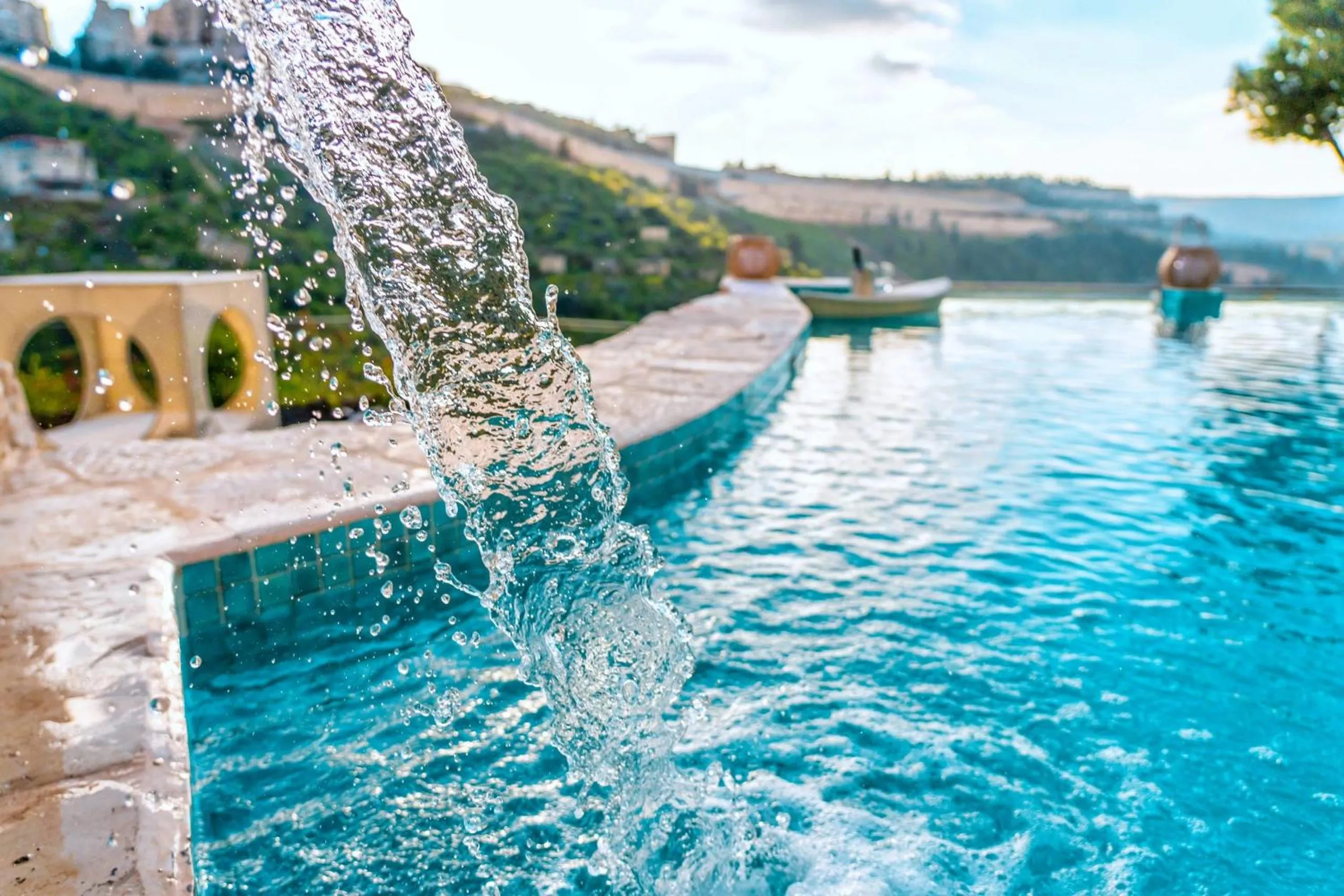 Swimming pool in Lifta Boutique Hotel & Spa