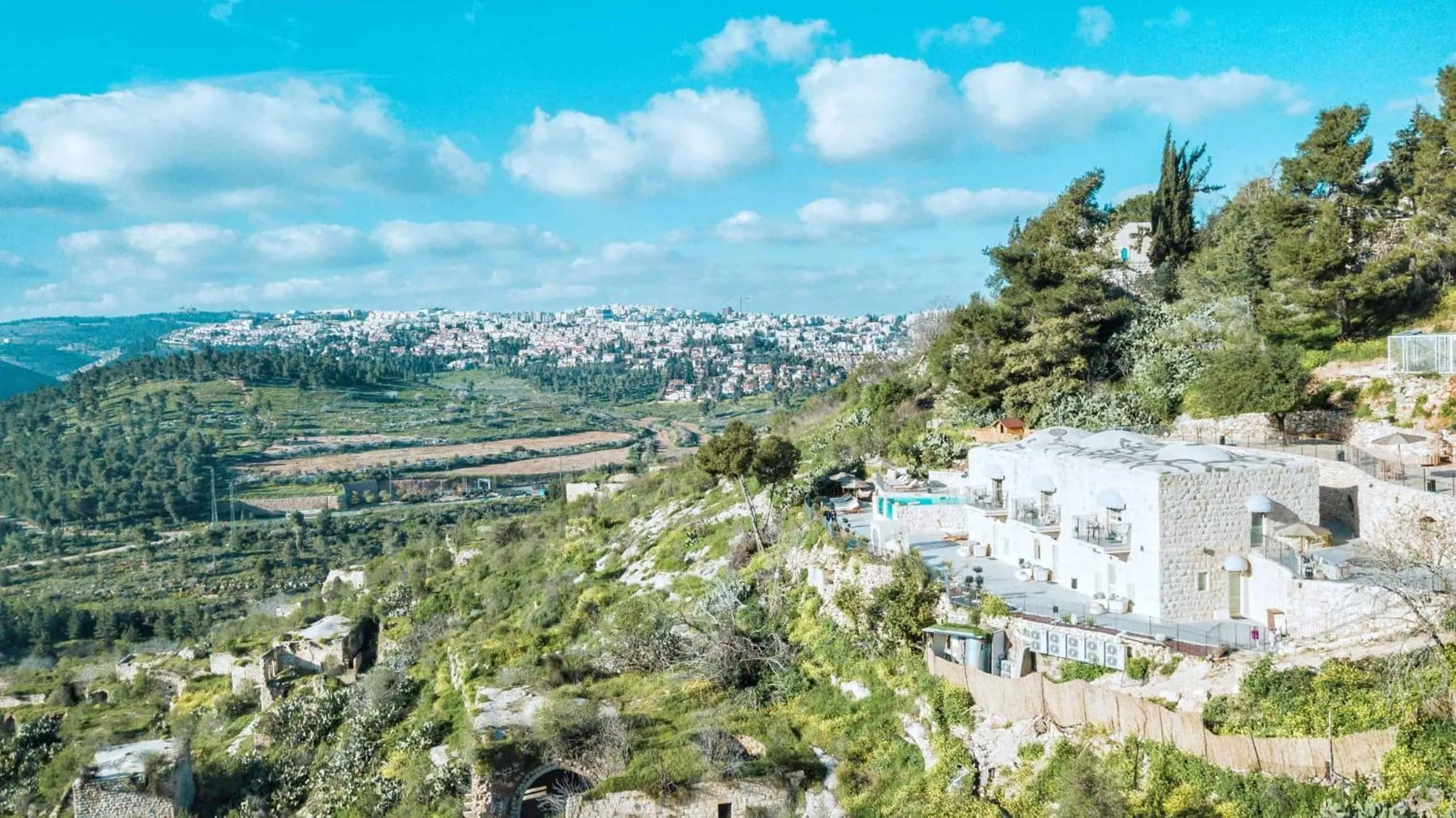 Natural landscape in Lifta Boutique Hotel & Spa