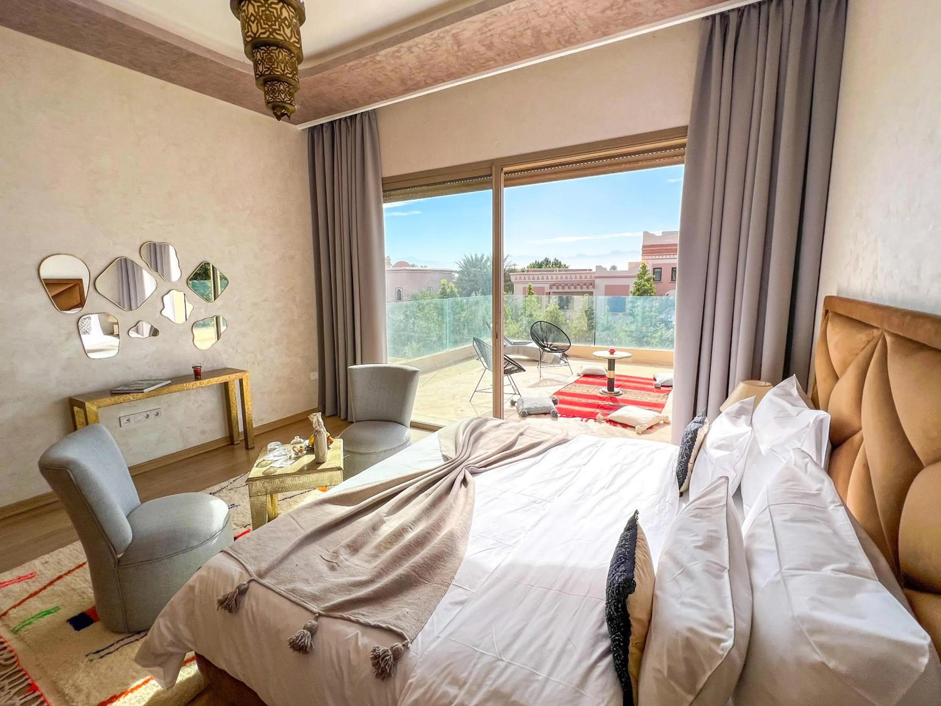 Bed in Riad villa saphir & SPA