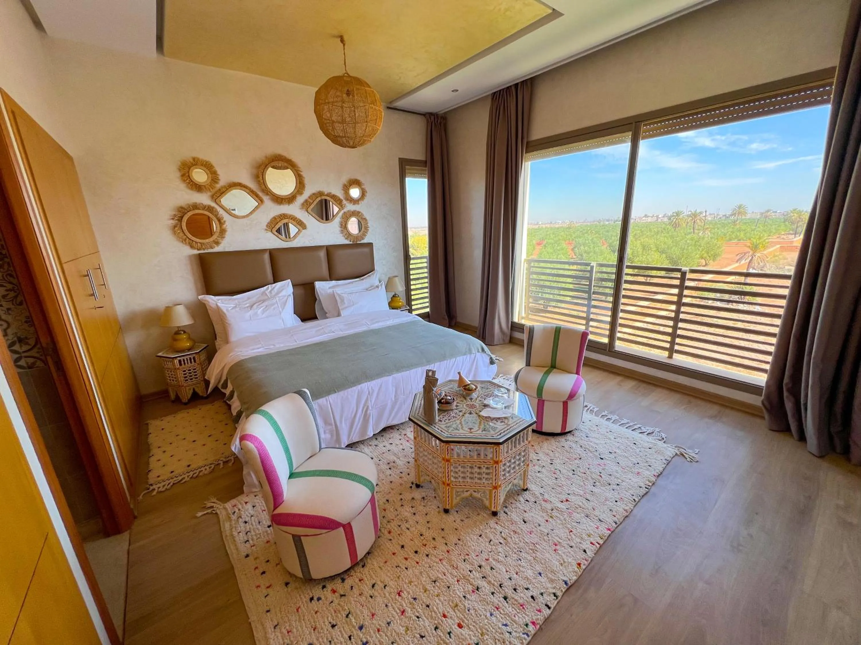 Bed in Riad villa saphir & SPA