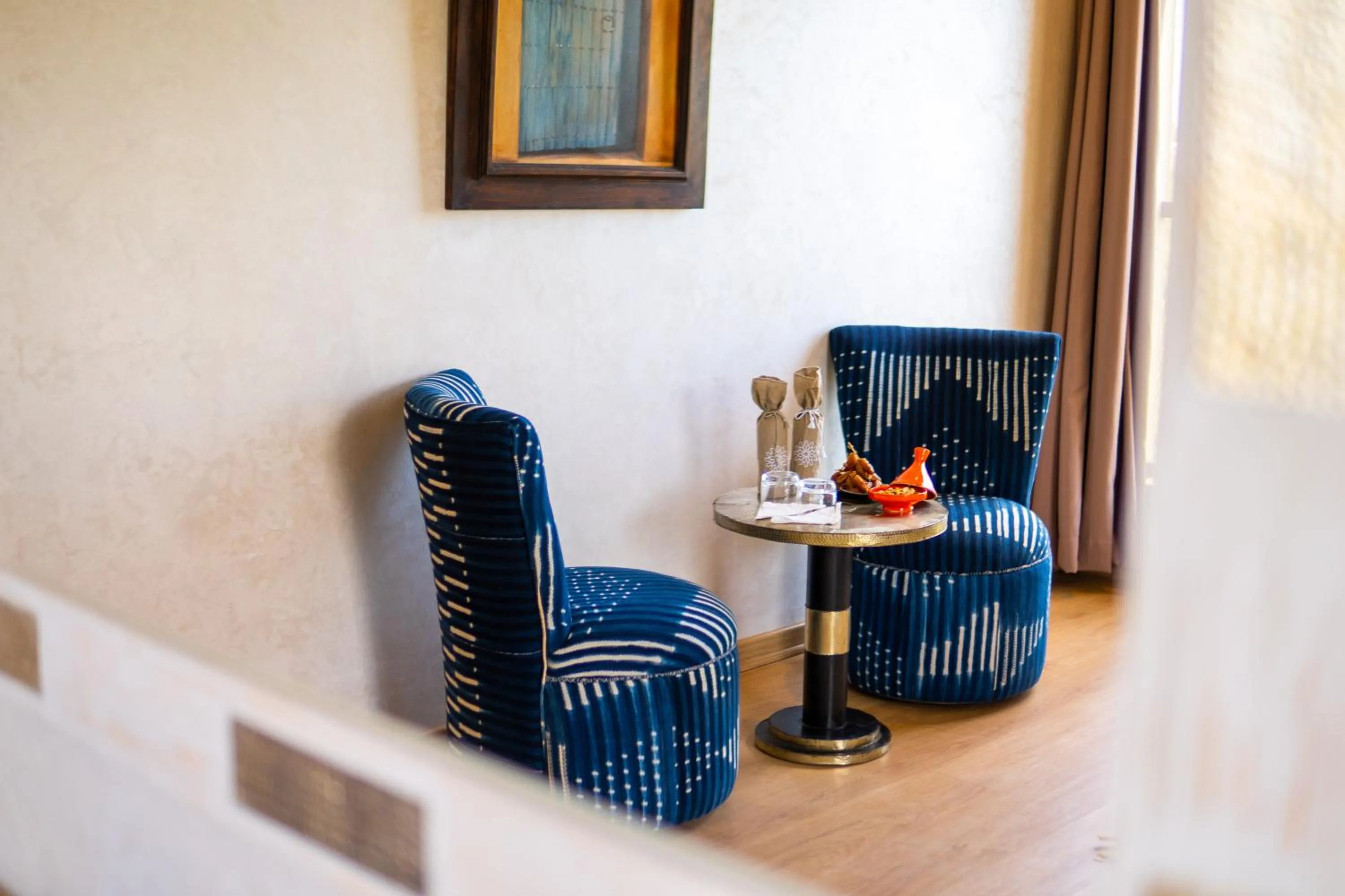 Dining area in Riad villa saphir & SPA