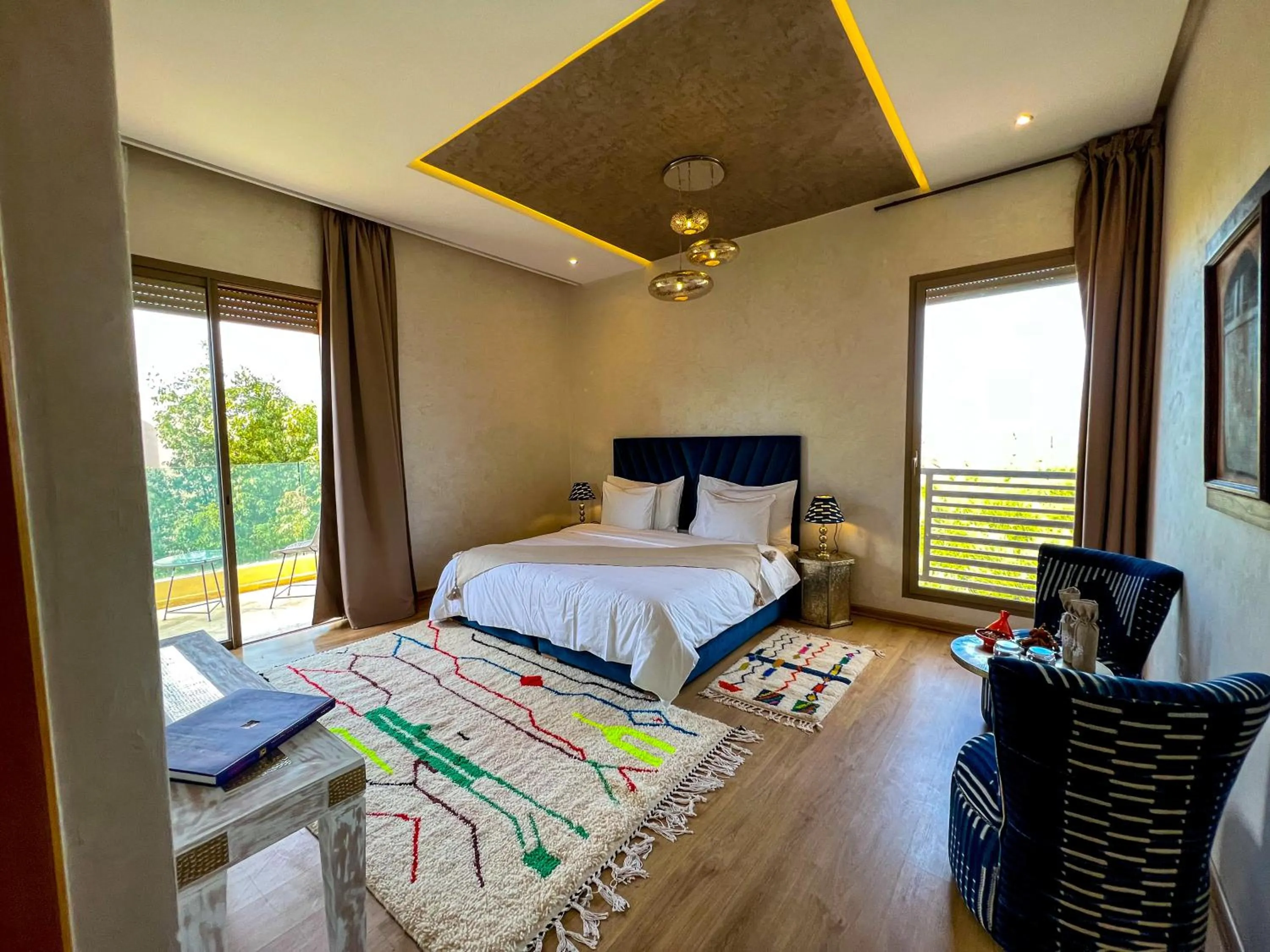 Bed in Riad villa saphir & SPA