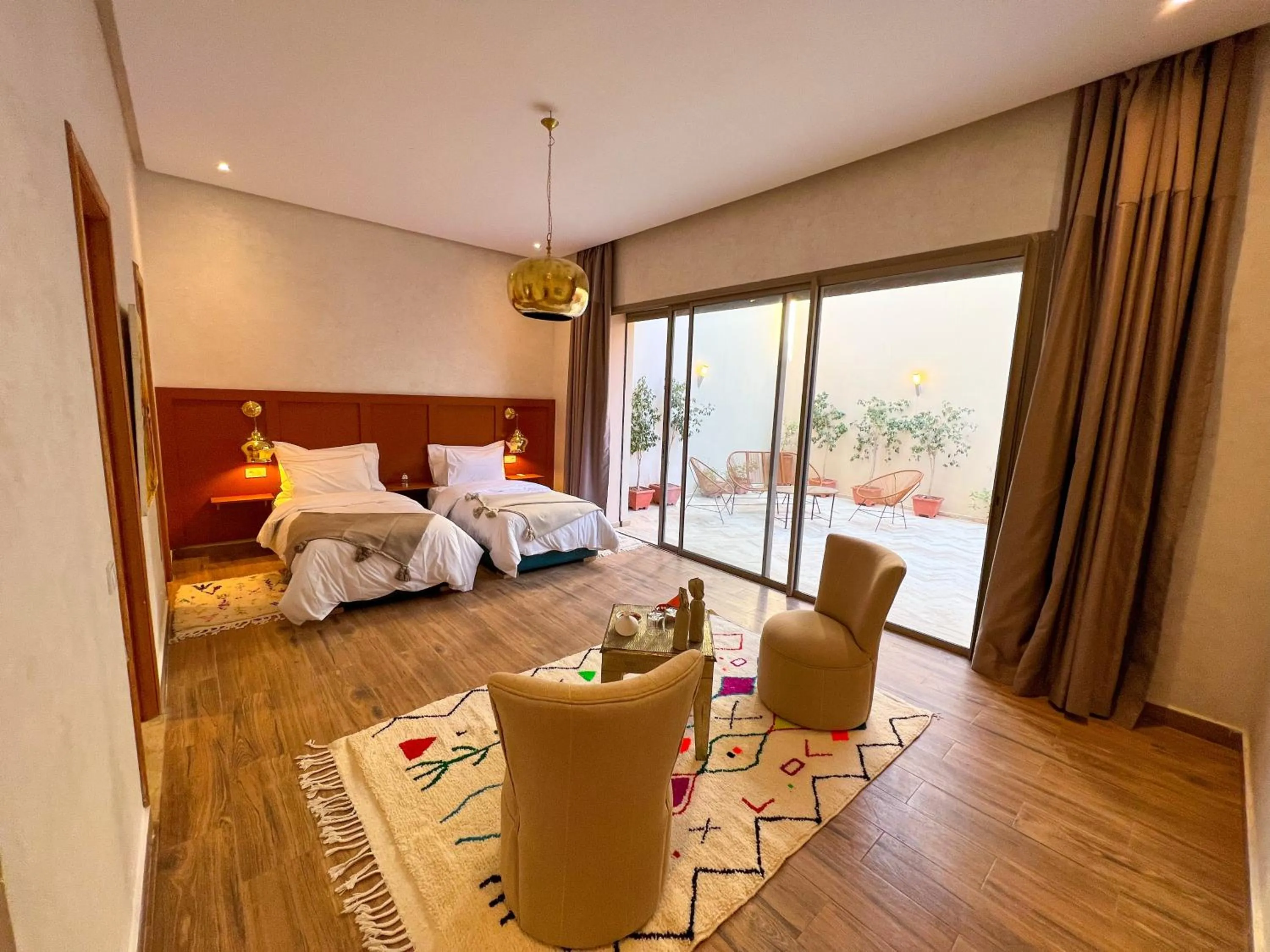 Bed in Riad villa saphir & SPA