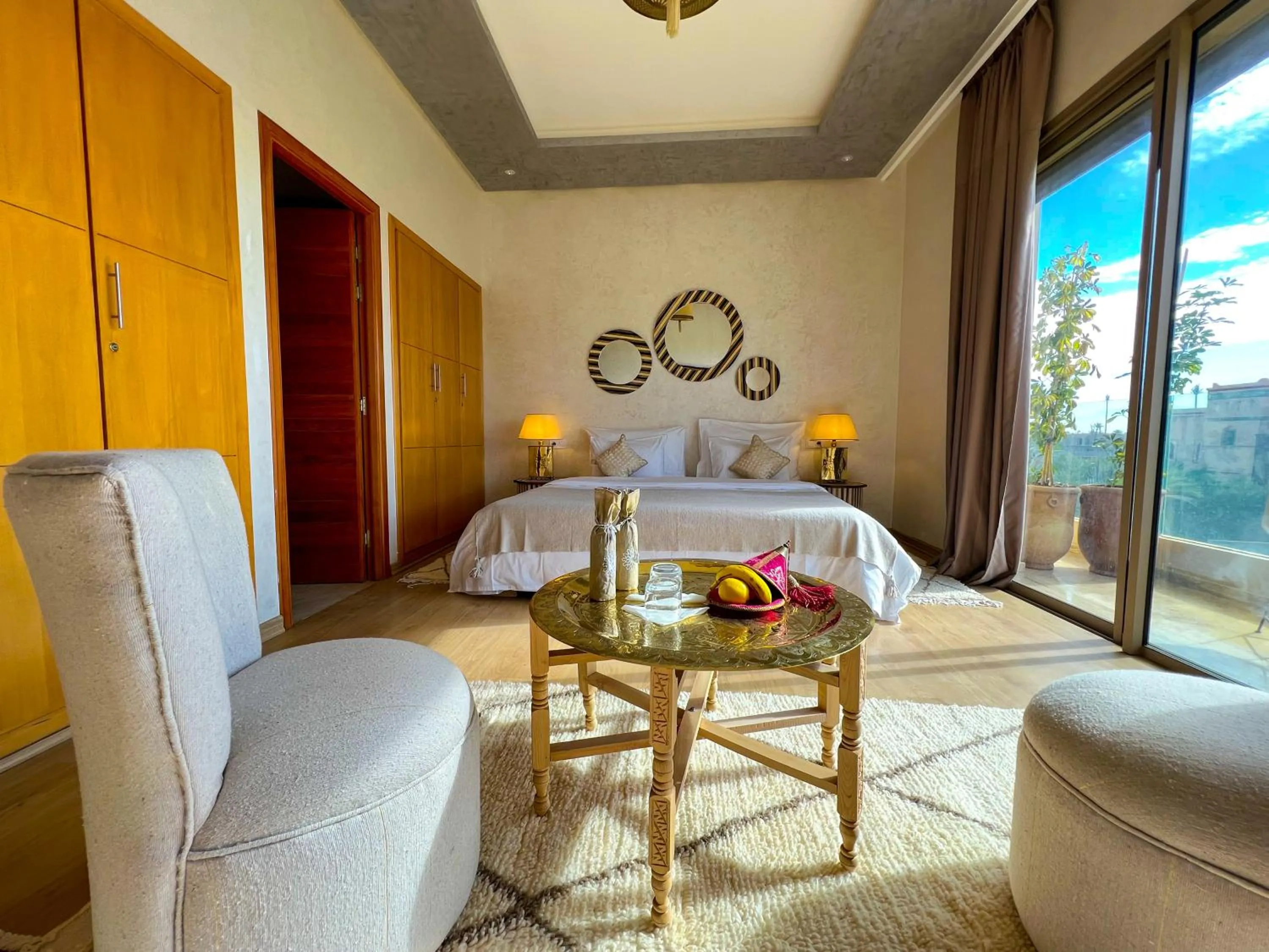 Bed in Riad villa saphir & SPA
