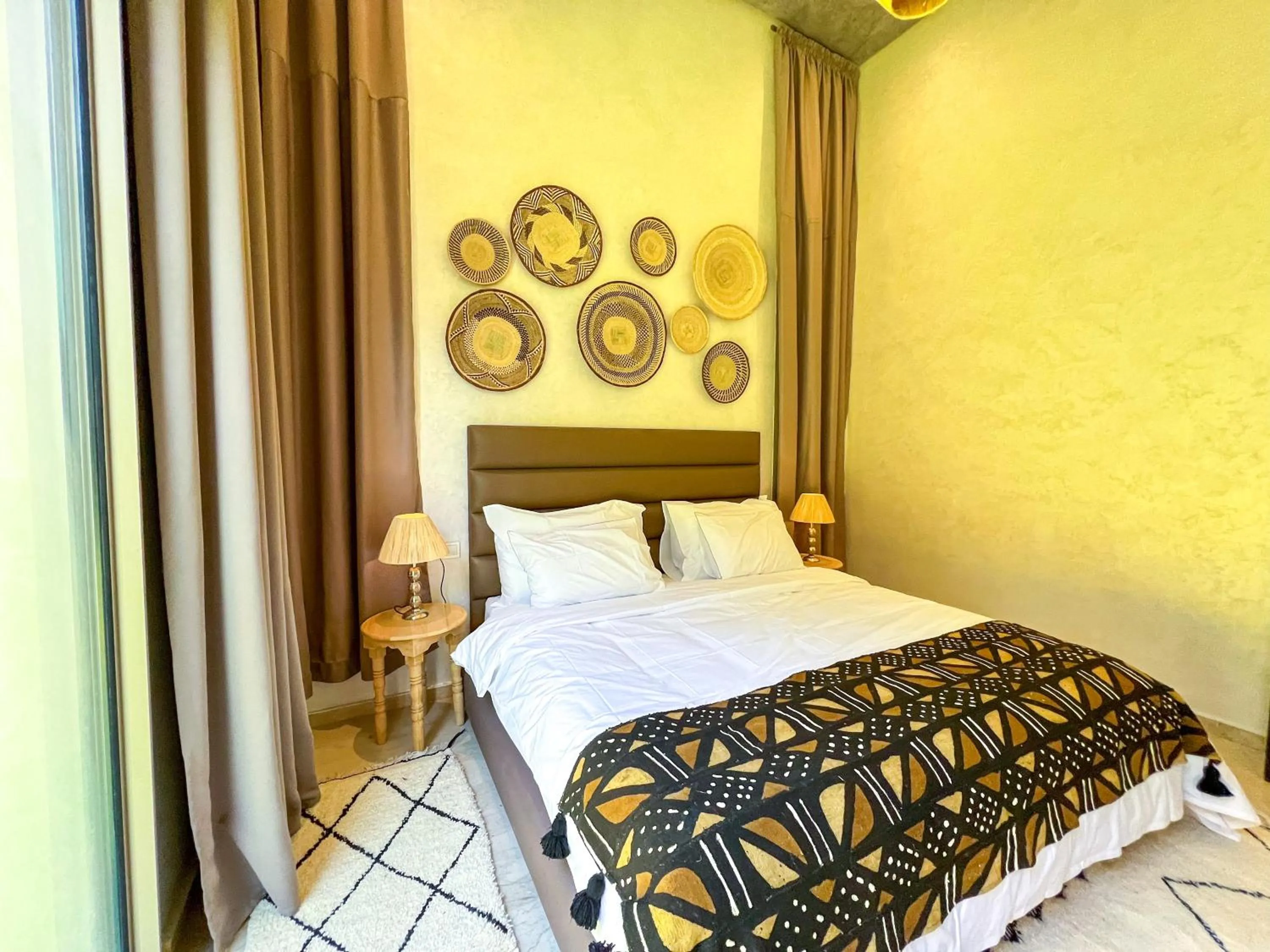 Bedroom, Bed in Riad villa saphir & SPA