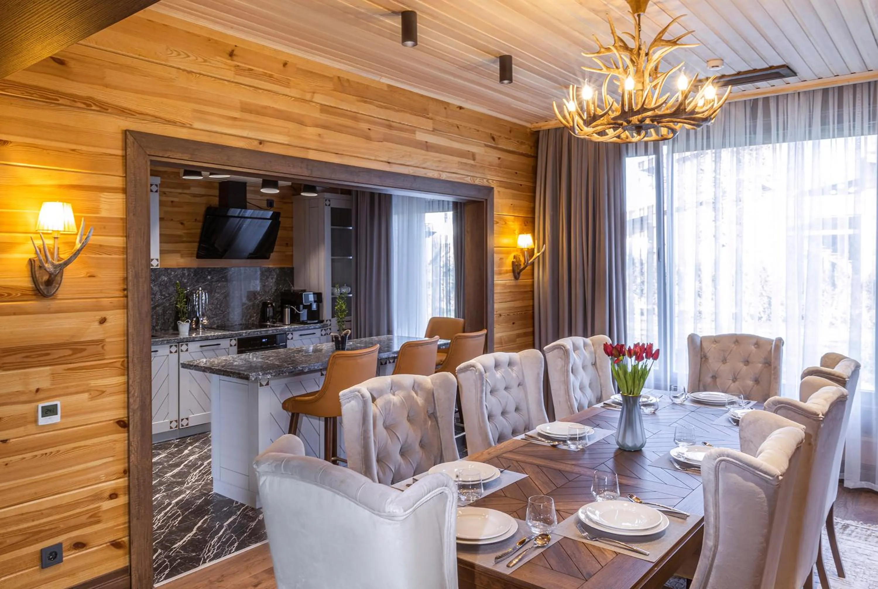 Dining area in Eco Village