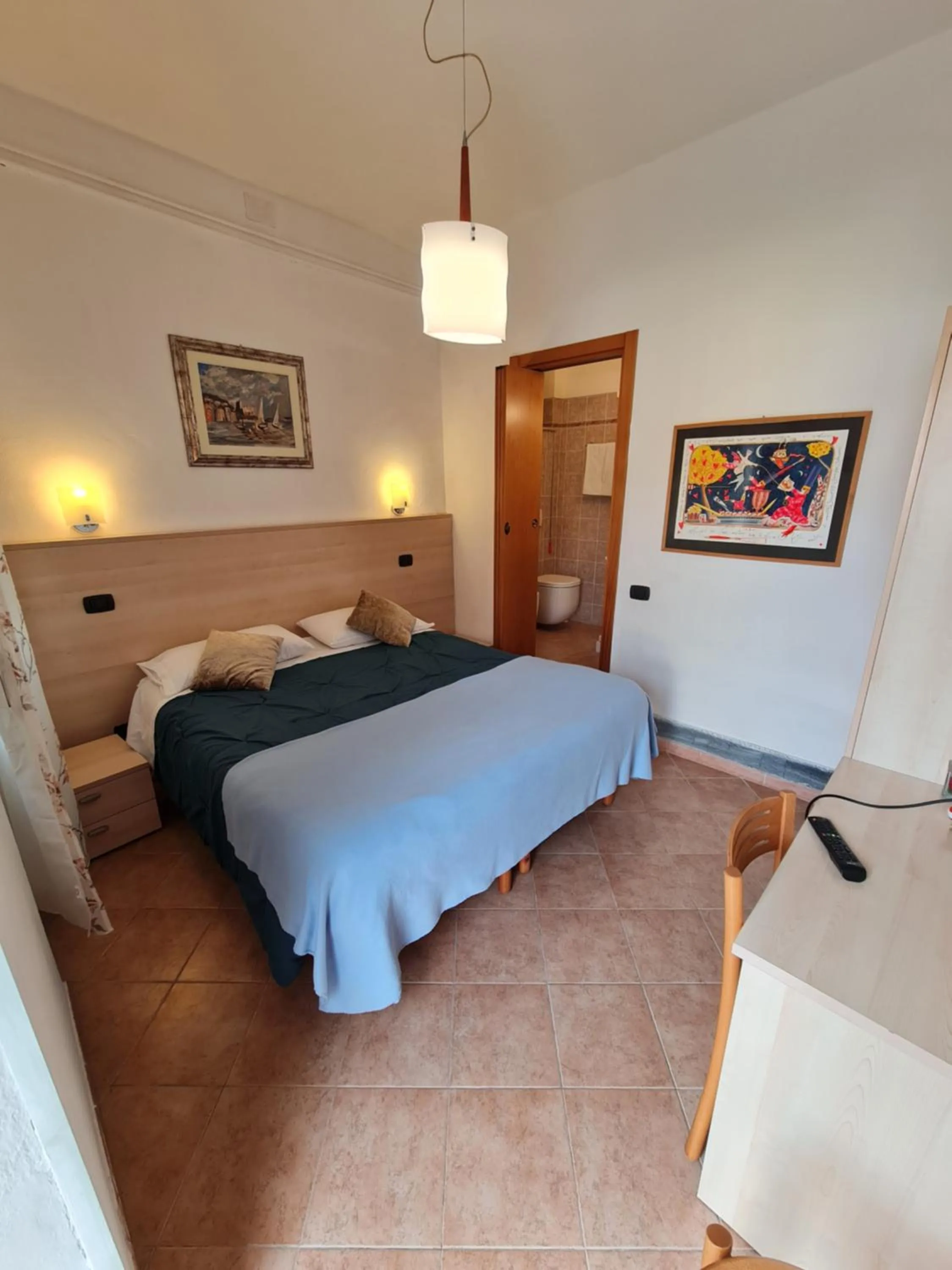 View (from property/room), Bed in Albergo Genio